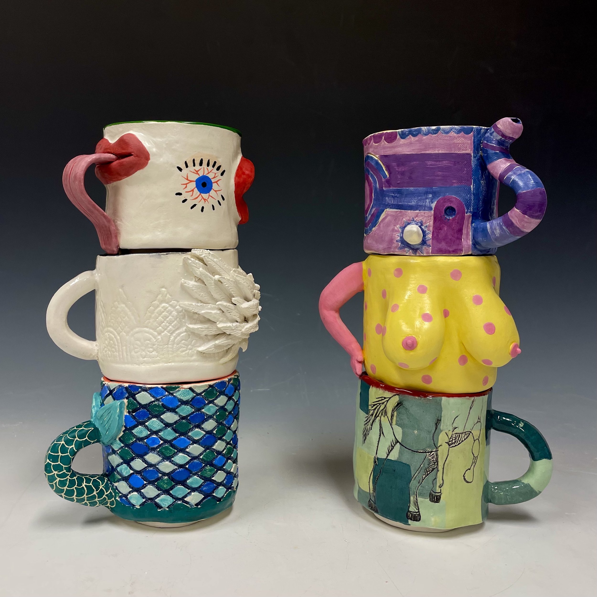 exquisite cups (2021), stacked view 2