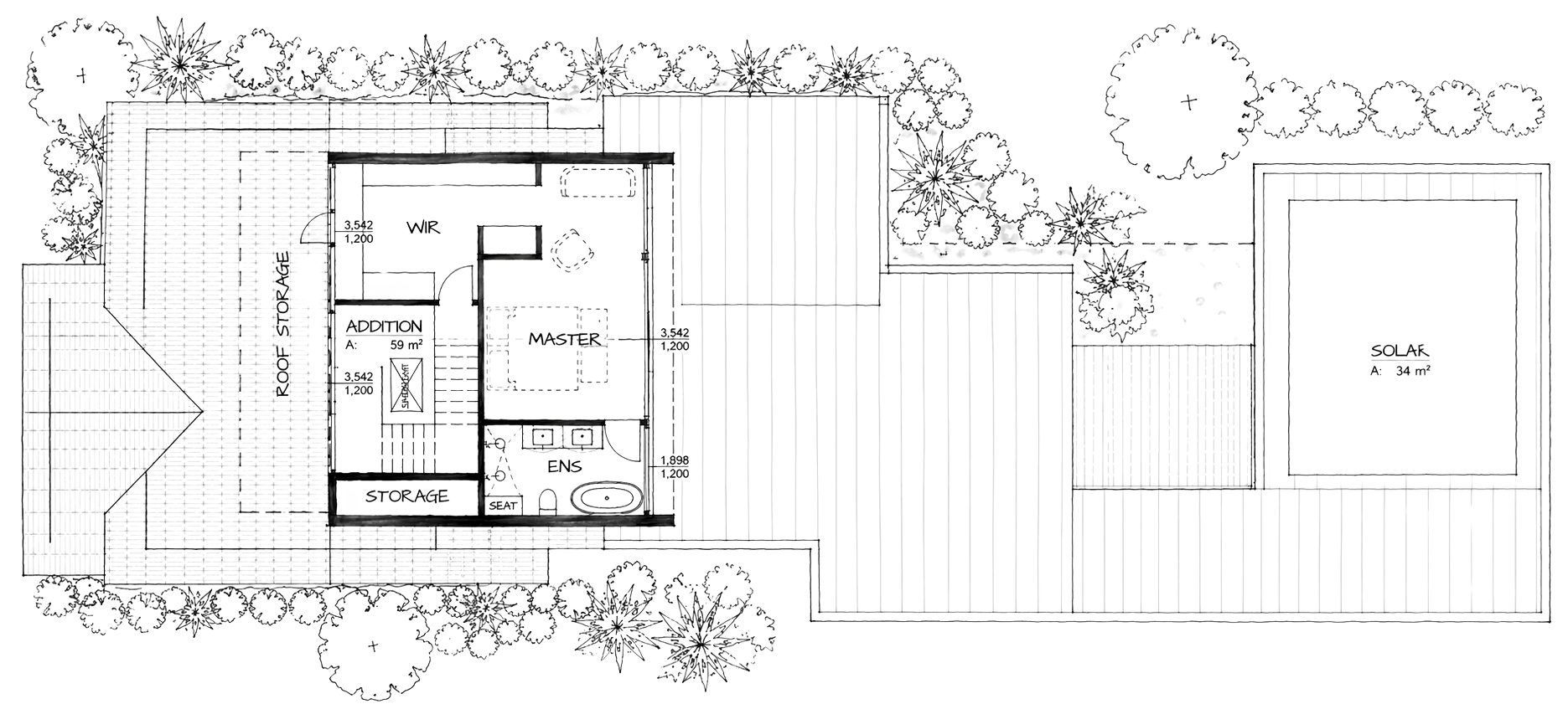 Inner North Bungalow Second Storey  - b&w.png