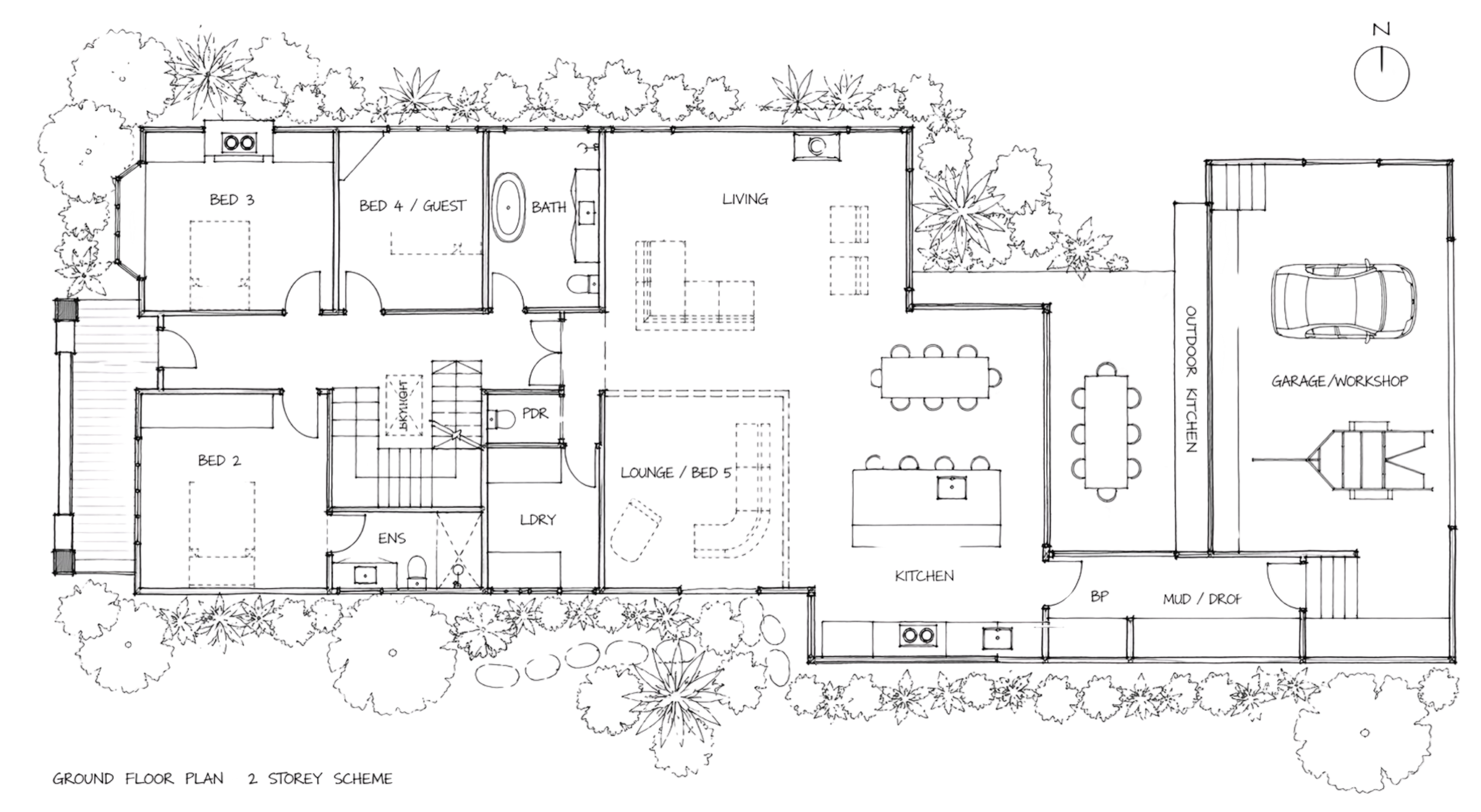 2 Storey Scheme, GF b&w.png