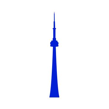 Silhouette of a tall tower, resembling the Tokyo Skytree, against a black background.