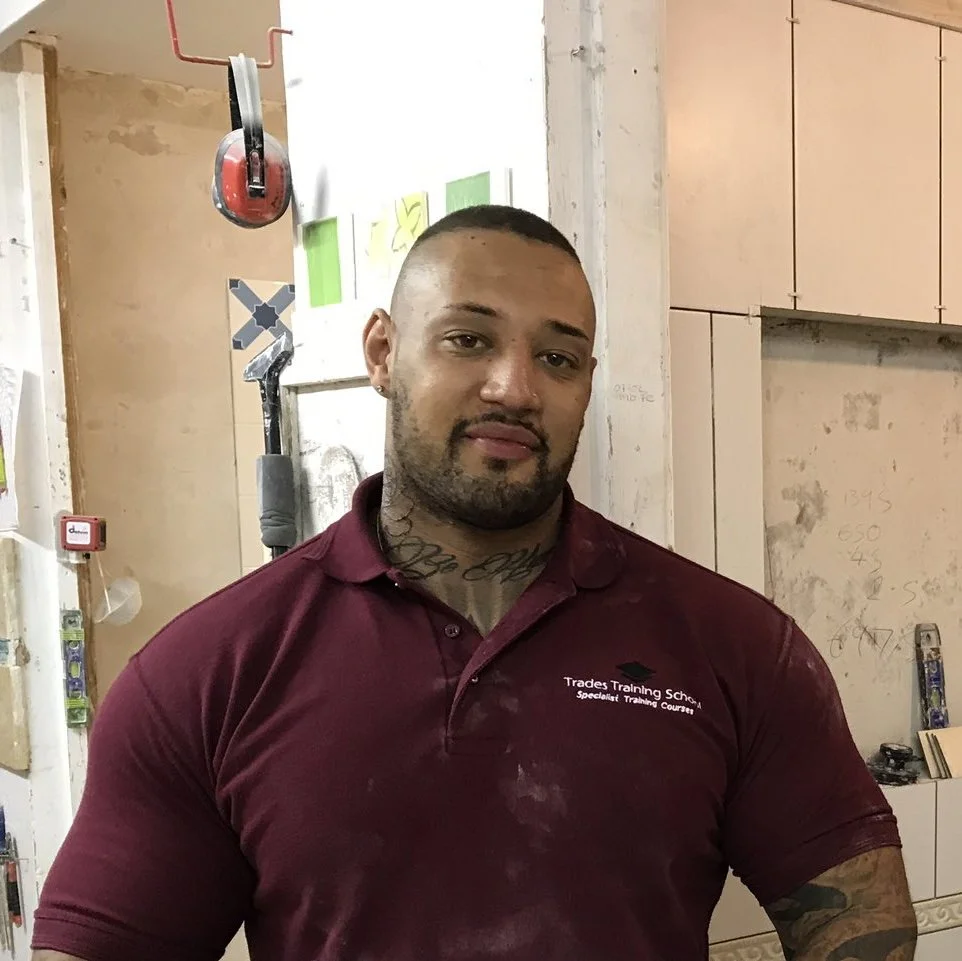 A picture of Joe Shapiro, a tiler for ERE Developments Kitchens & Bathrooms