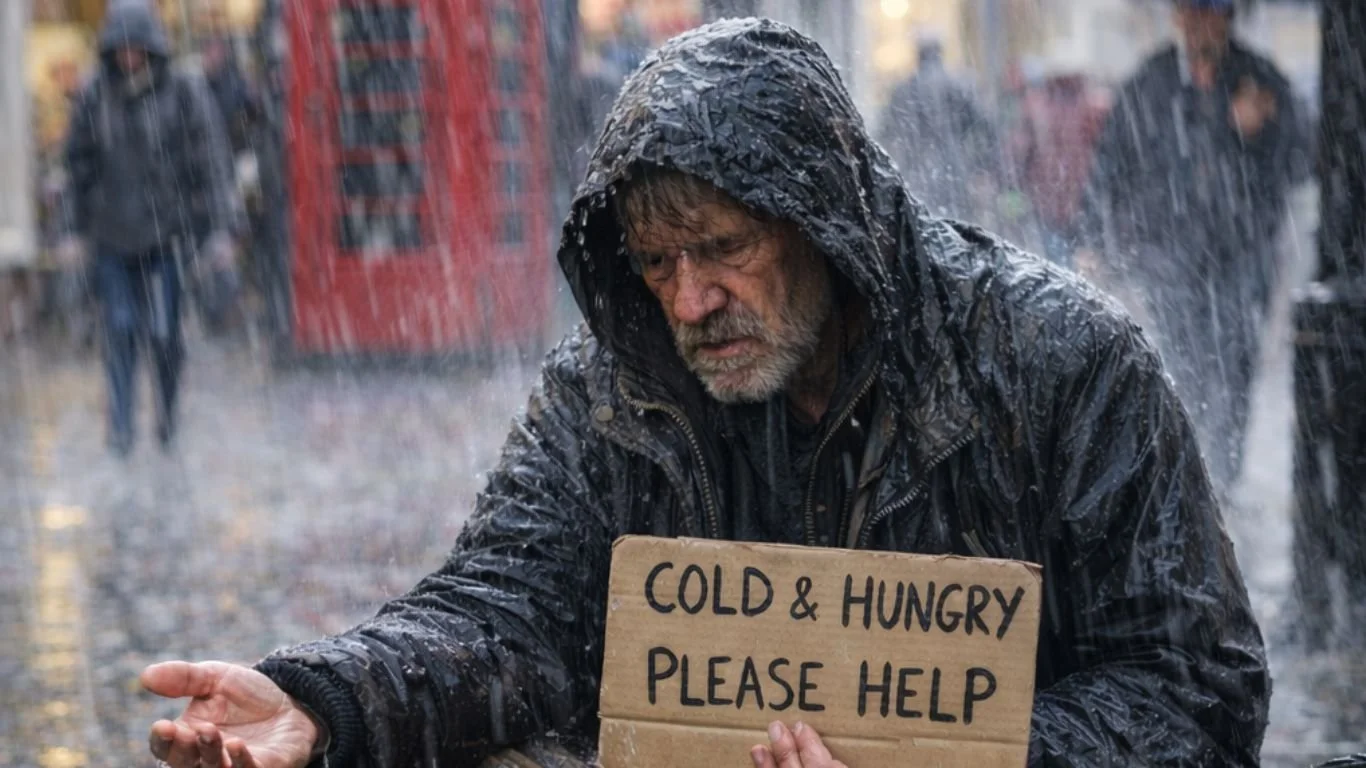 It's rained every day this year - imagine living outside