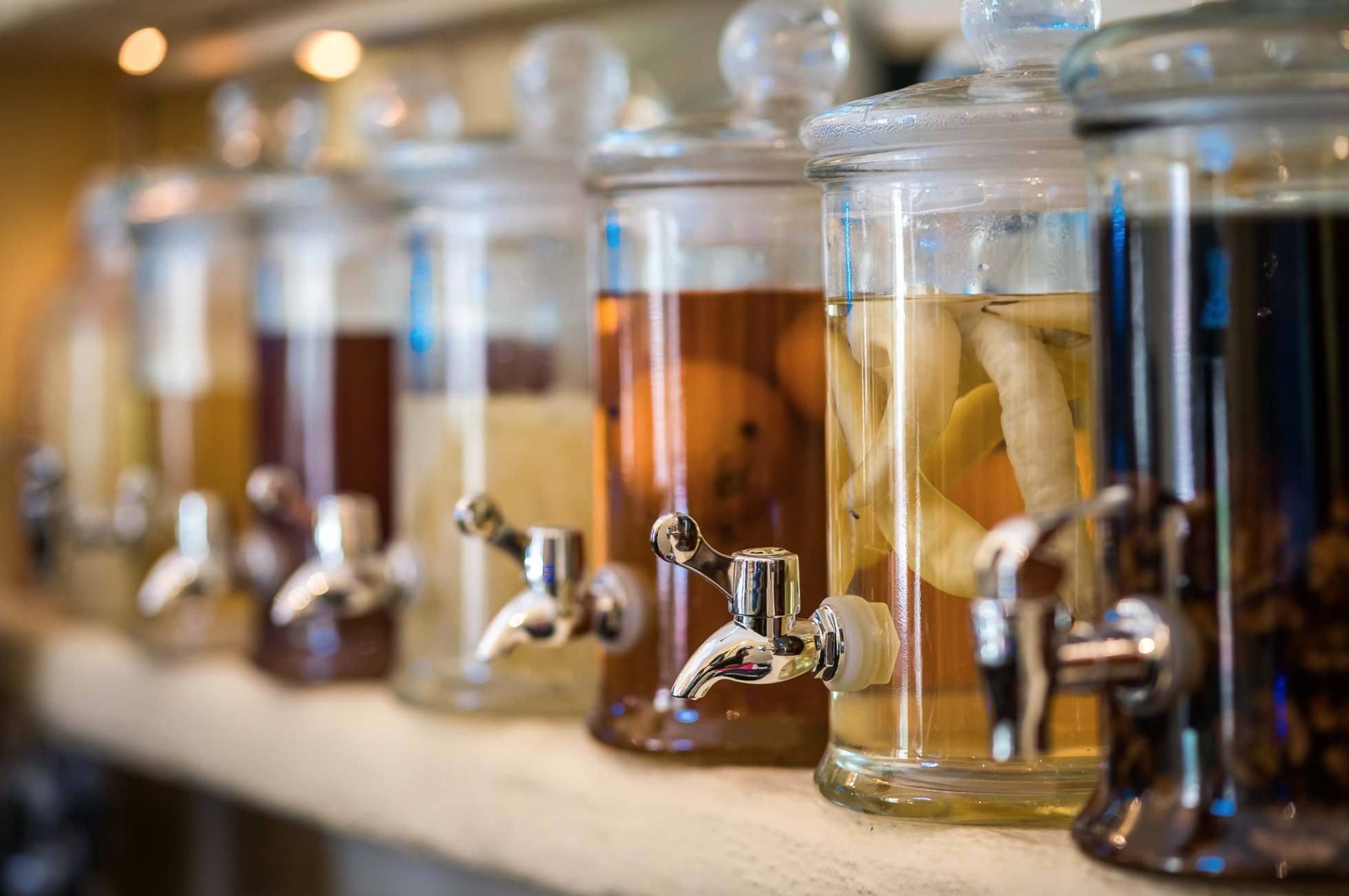 “Refreshing house-infused cocktails served at Karma.”