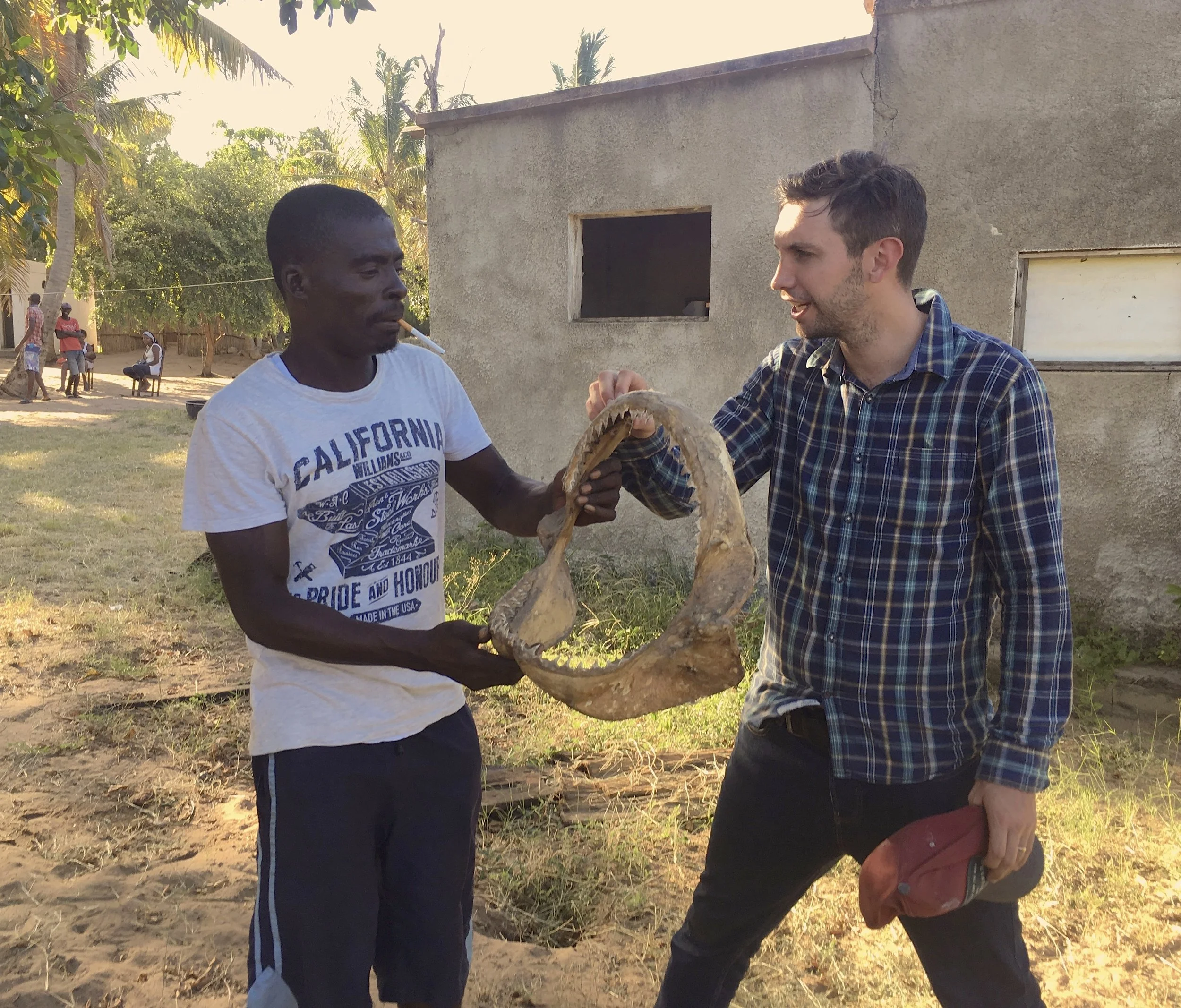 On location in Mozambique
