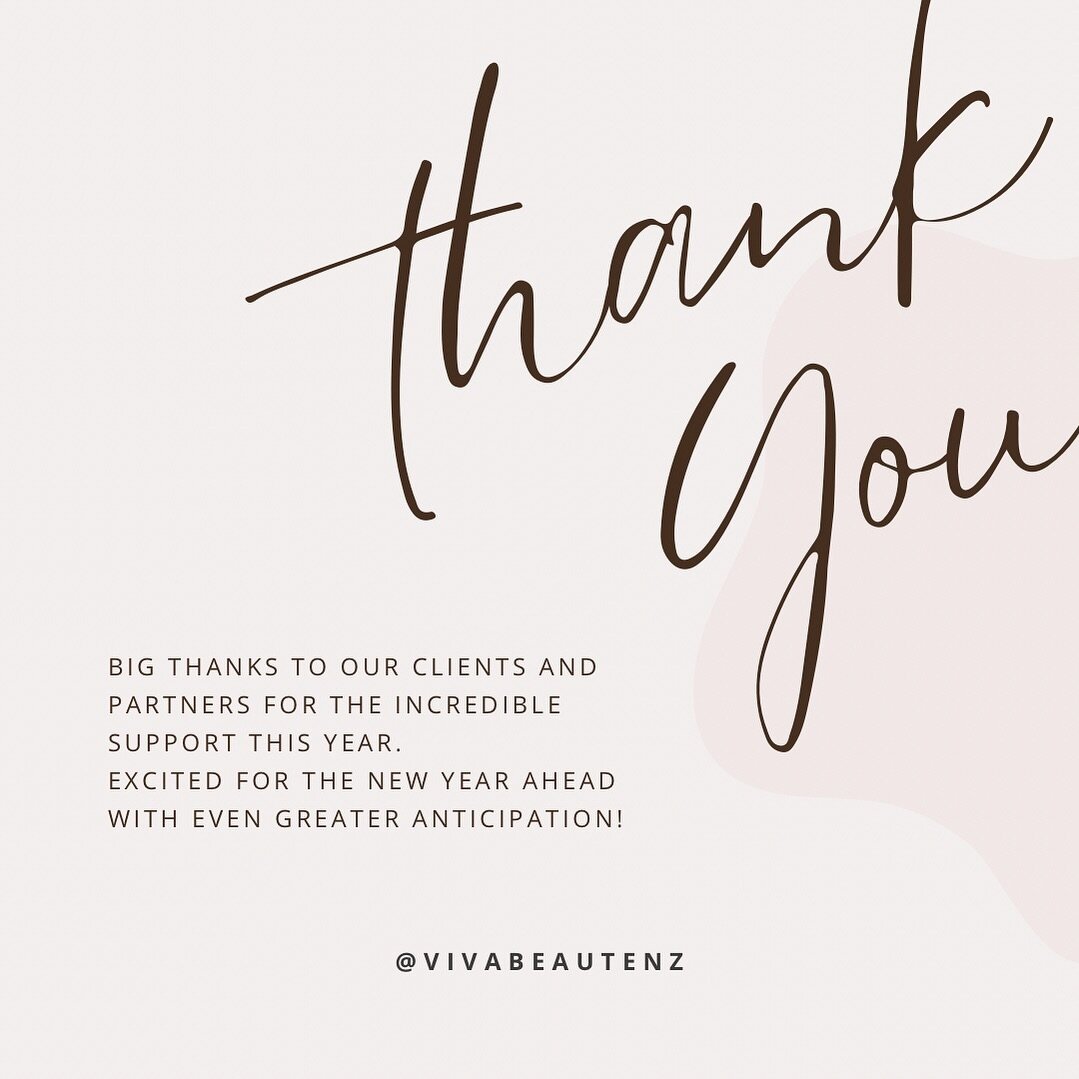 Reflecting on an incredible journey this year! A heartfelt THANK YOU to all our amazing clients and partners for the phenomenal support. At the start of this year, Viva Beaut&eacute; Aesthetic made a big move to Auckland and opened our clinic. To our