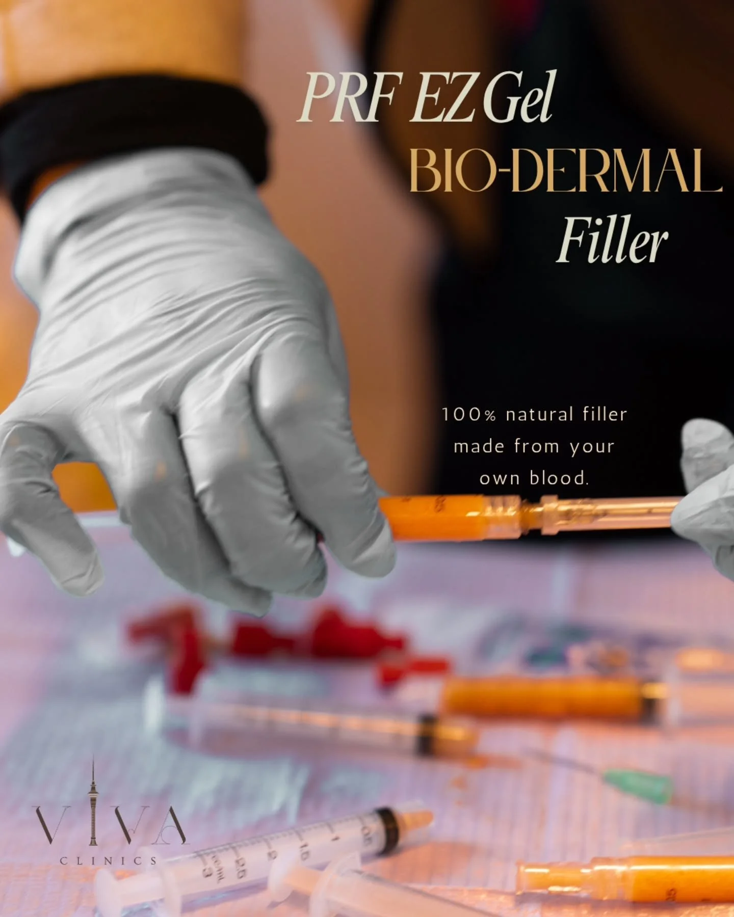 EZ Gel PRF:  your body&rsquo;s own natural filler. 
Made from your blood and rich in growth factors, it restores volume, boosts collagen, and rejuvenates your skin from within. Perfect for those wanting natural, subtle, and lasting results.

In the r