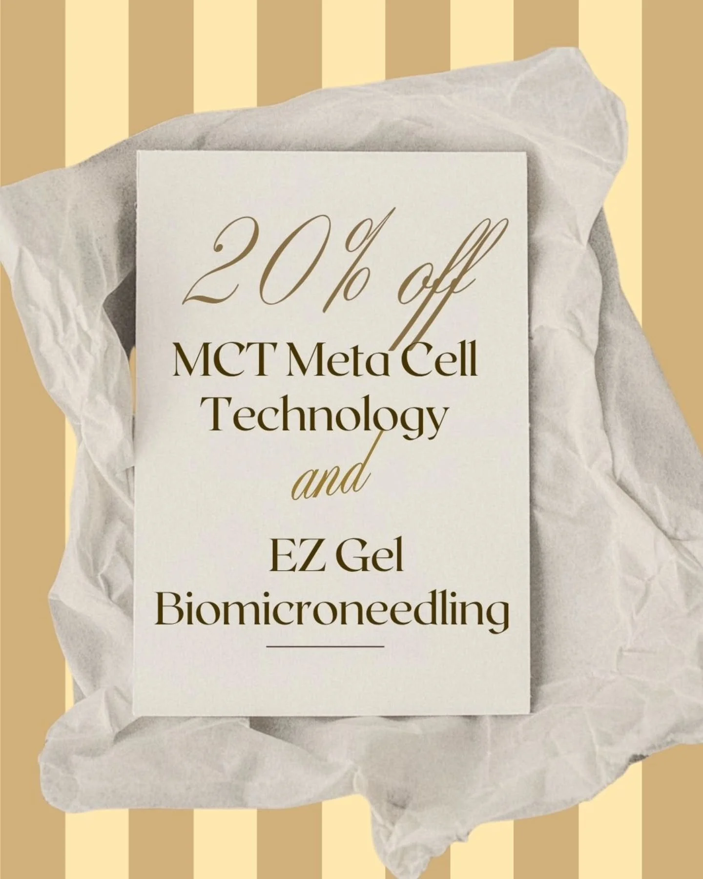 DID YOU MISS OUT ON OUR MOTHER&rsquo;S DAY SALE? 

Our specials were too good to last&hellip; so we extended them!

Enjoy 20% OFF MCT + EZ Gel Microneedling for the rest of May!

Your second chance to glow is officially here!
📍 Visit us at 1280 Domi