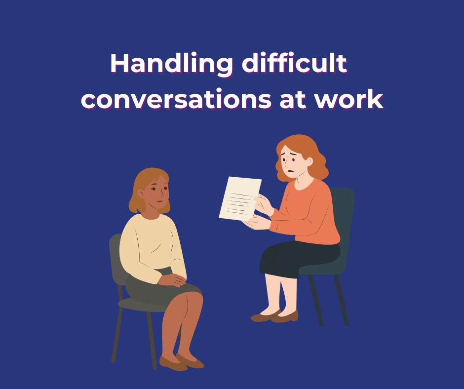 Handling difficult conversations at work