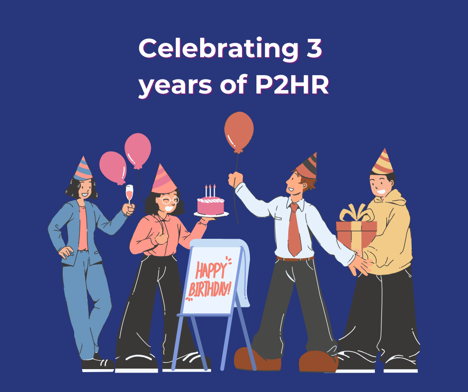 Celebrating three years of P2HR