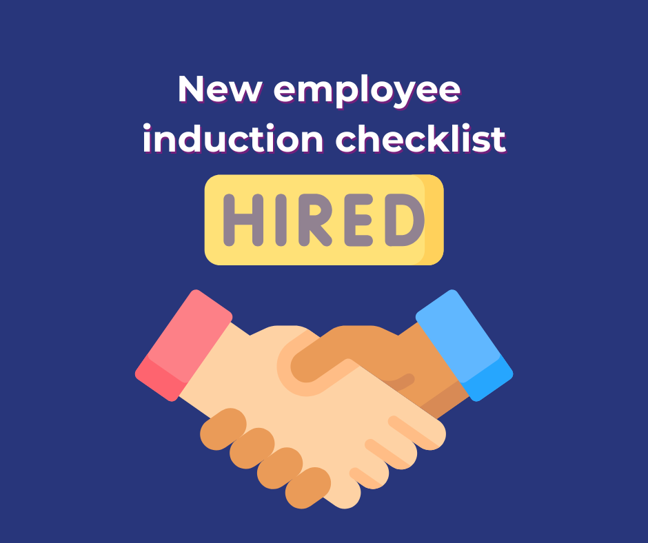 New employee induction checklist