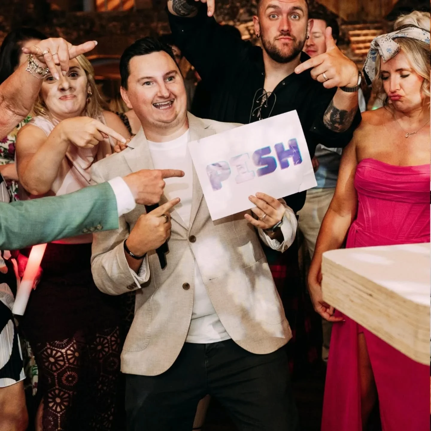 Stacey &amp; Roghainn's Party Carousel 🎠 ✨️ 

Had the pleasure of providing Meal To Midnight for this amazing couple. Such fun from start to finish with all guests travelling from Scotland, England, Australia, and USA 🕺🏻🙌🏻

Amazing photos from @
