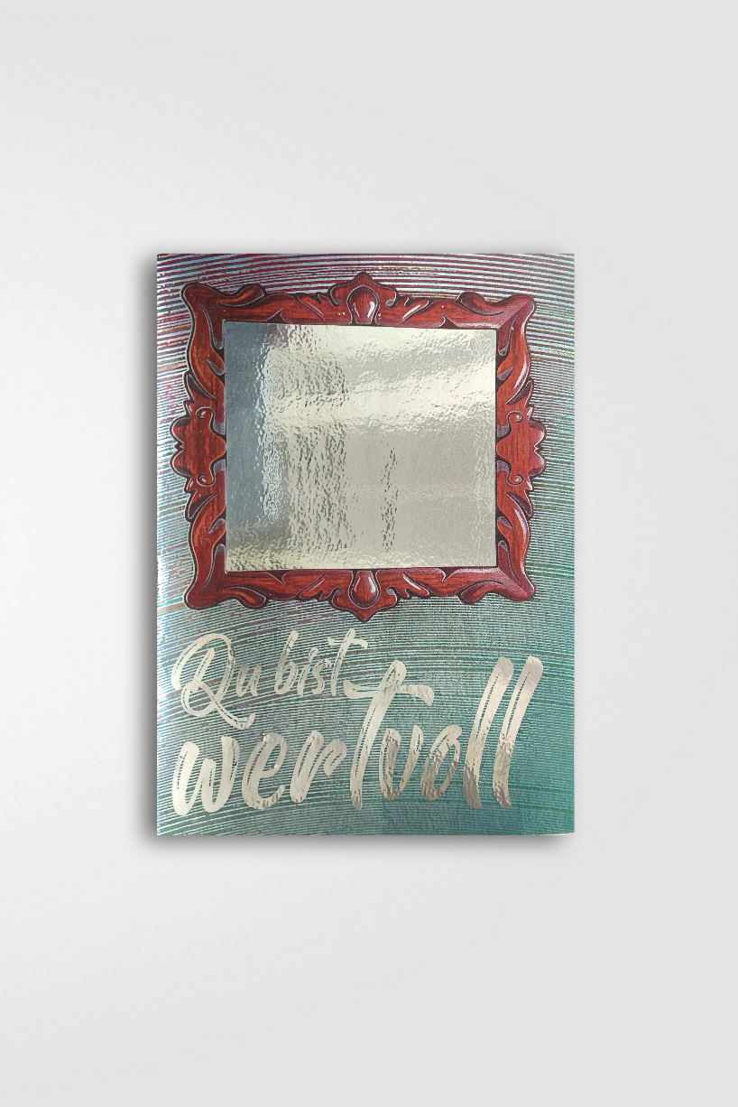 Faltkarte, Du bist wertvoll