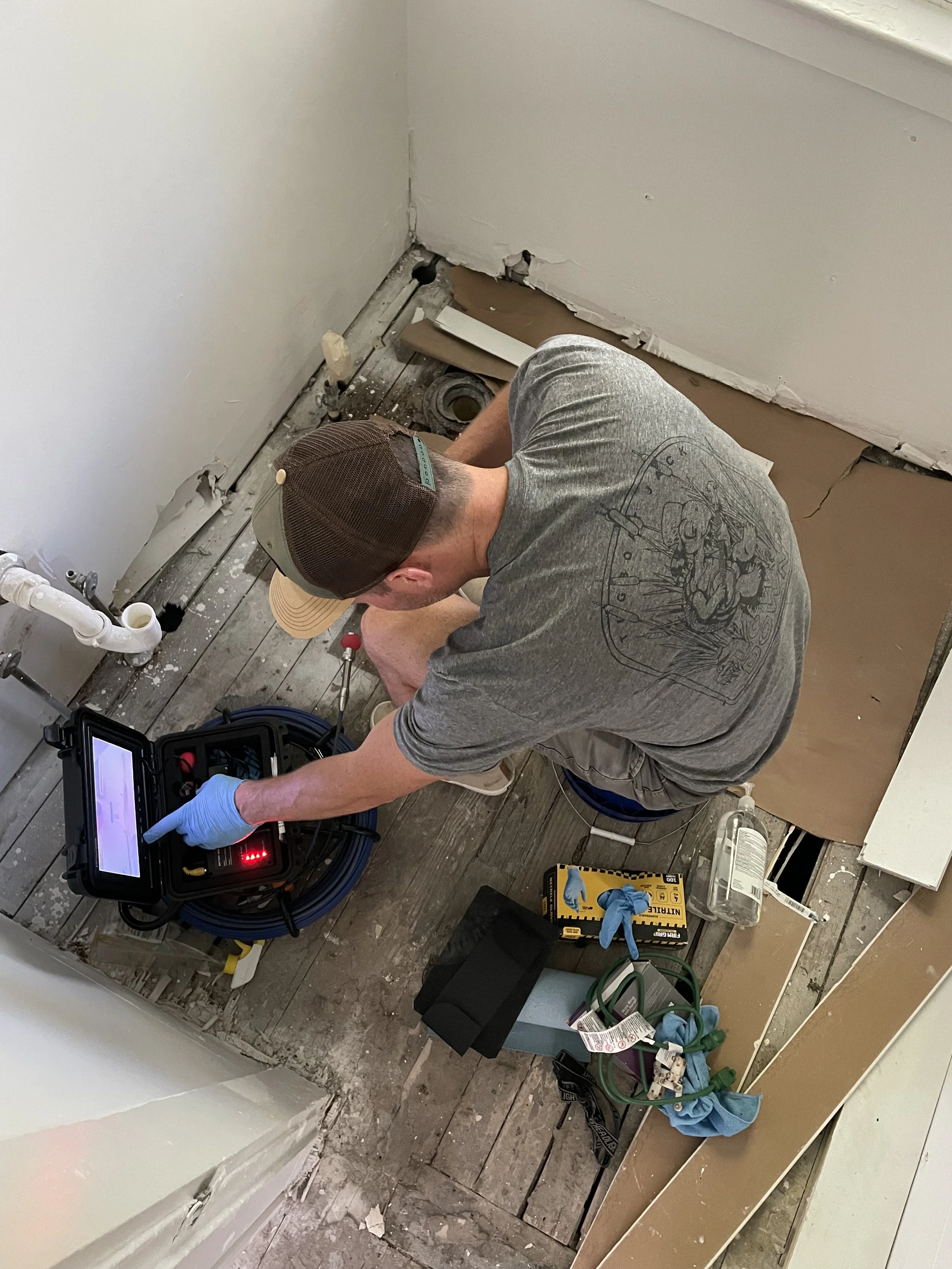 Indiana sewer scope inspection