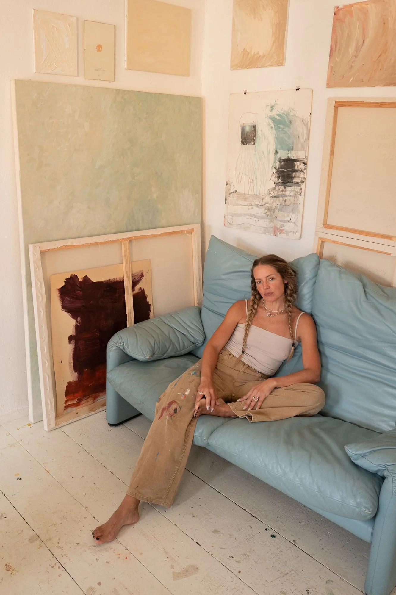 Studiovisit bei Monja Gentschow 