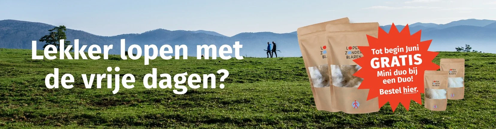 promo Loperswol lopen zonder blaren vrije dagen