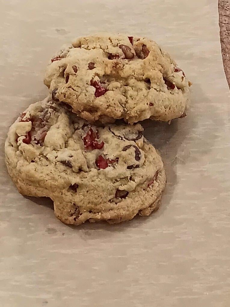Moist and Chewy Rhubarb Cookies