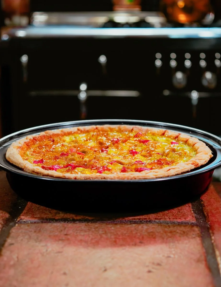Rhubarb Custard Pie