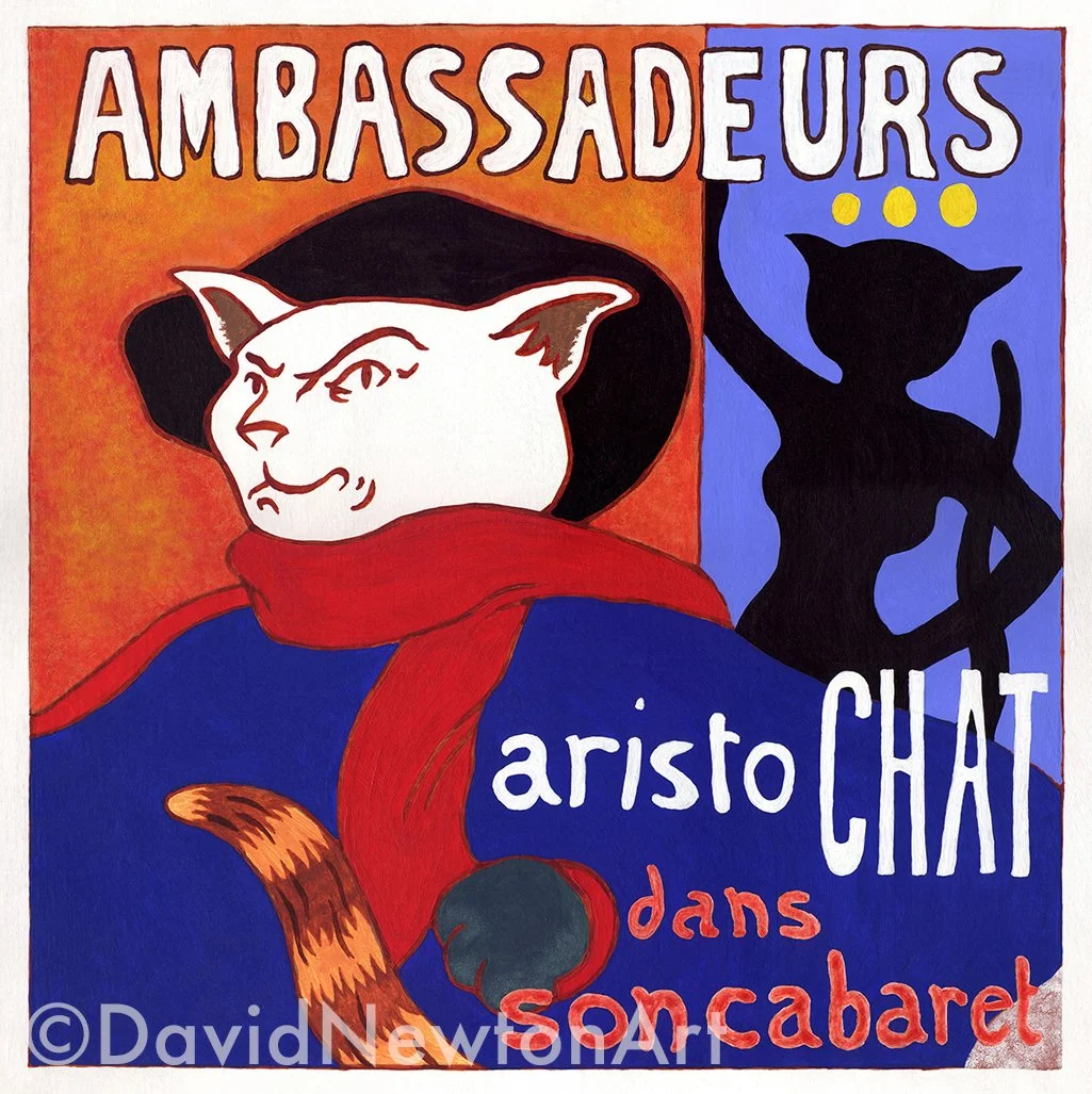 Aristochat (35cmX35cm)