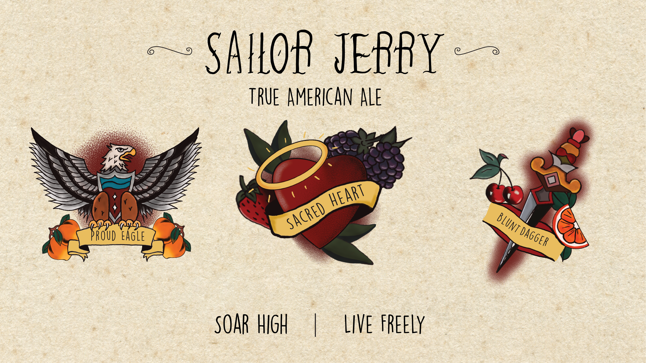 Sailor Jerry - Branding + Illustration