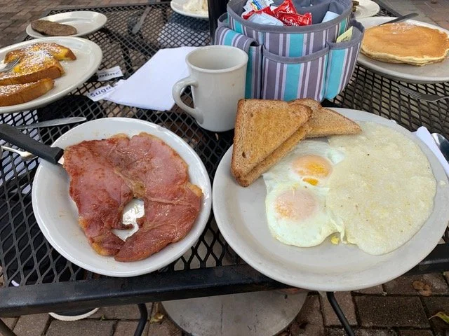 Country Ham, Red-Eye Gravy and Whomp Biscuits