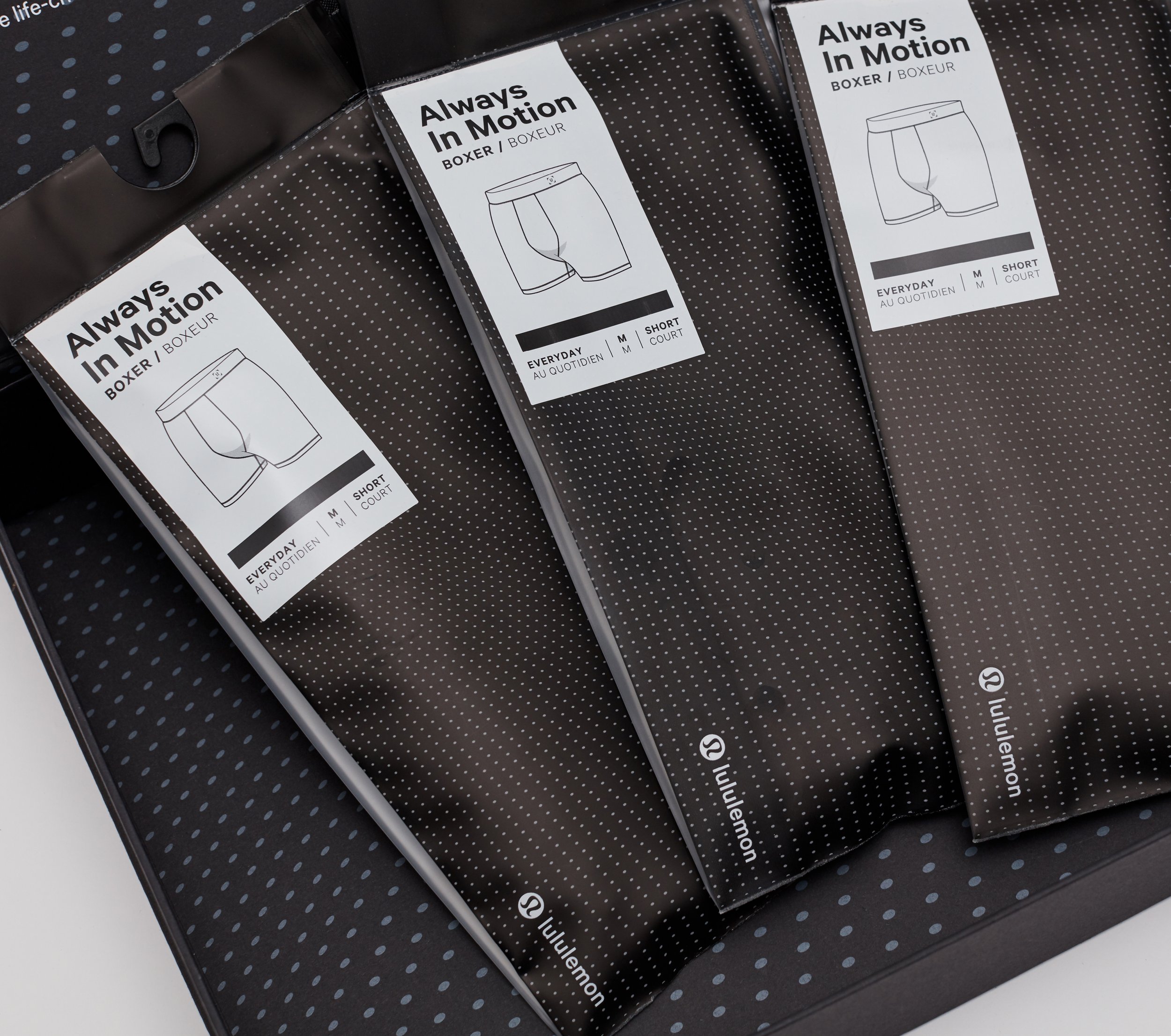 Lululemon Graphic T-shirts & Underwear Packaging — Chad Chadderton — Art &  Design Direction