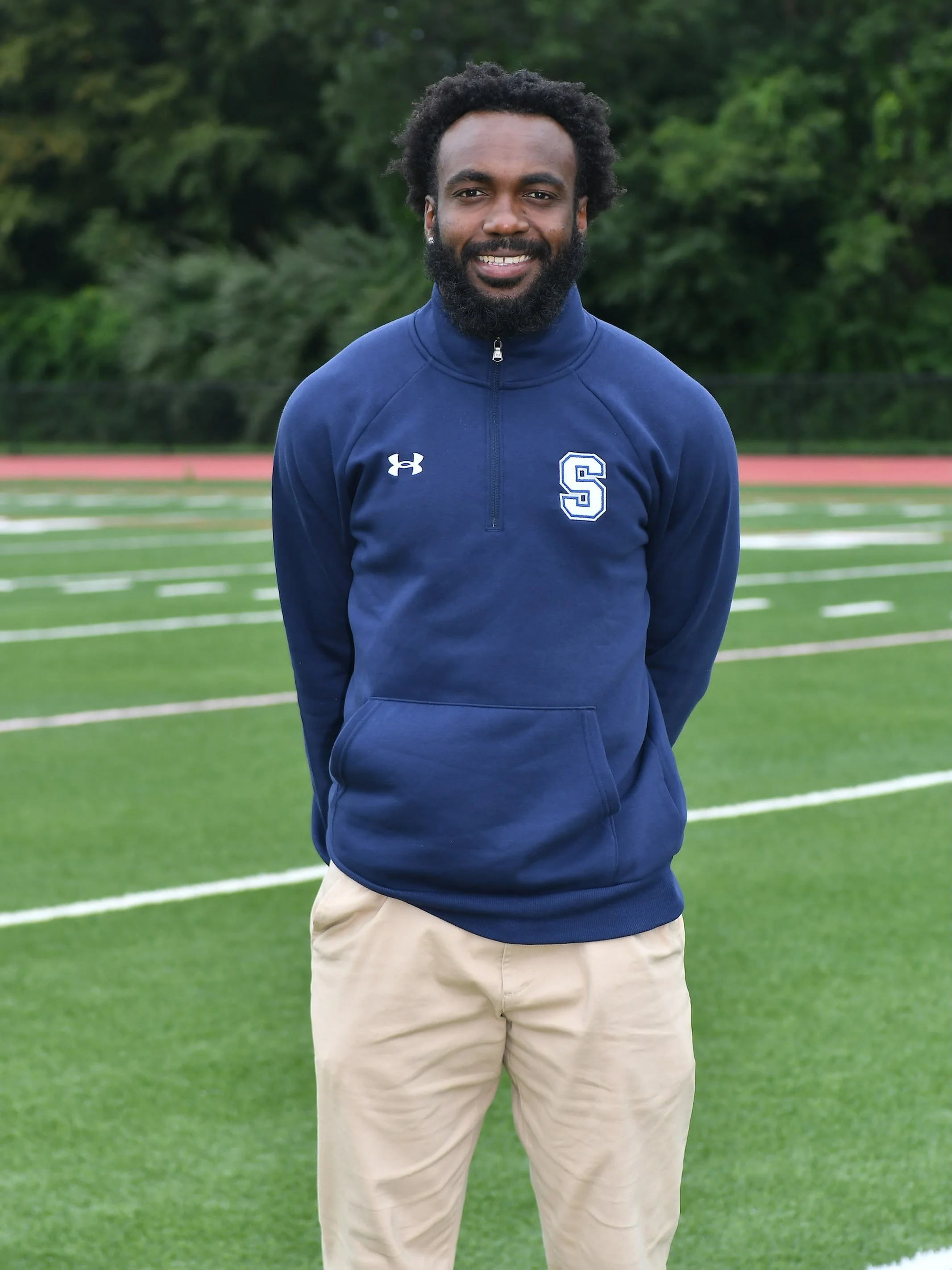 Staples Football would like to welcome Coach Armstrong Antoine to the Coaching Staff as DB Coach. 

Coach Armstrong is a highly touted Strength &amp; Conditioning coach, speed specialist, and personal trainer with experience developing athletes from 