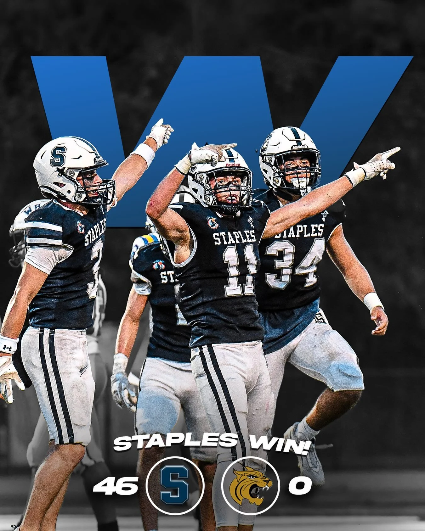 Wreckers 46
Bobcats 0

Deep Water 🦈 

GO WRECKERS!!