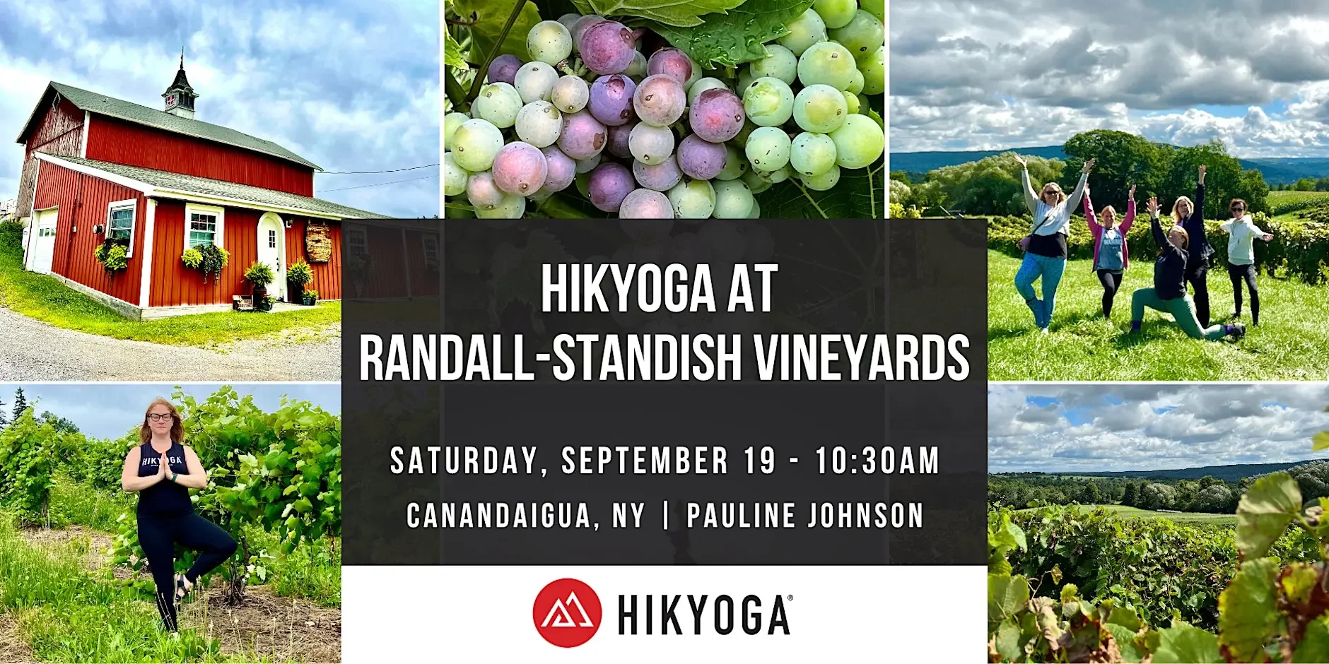 Hikyoga at Randall-Standish Vineyards with Pauline