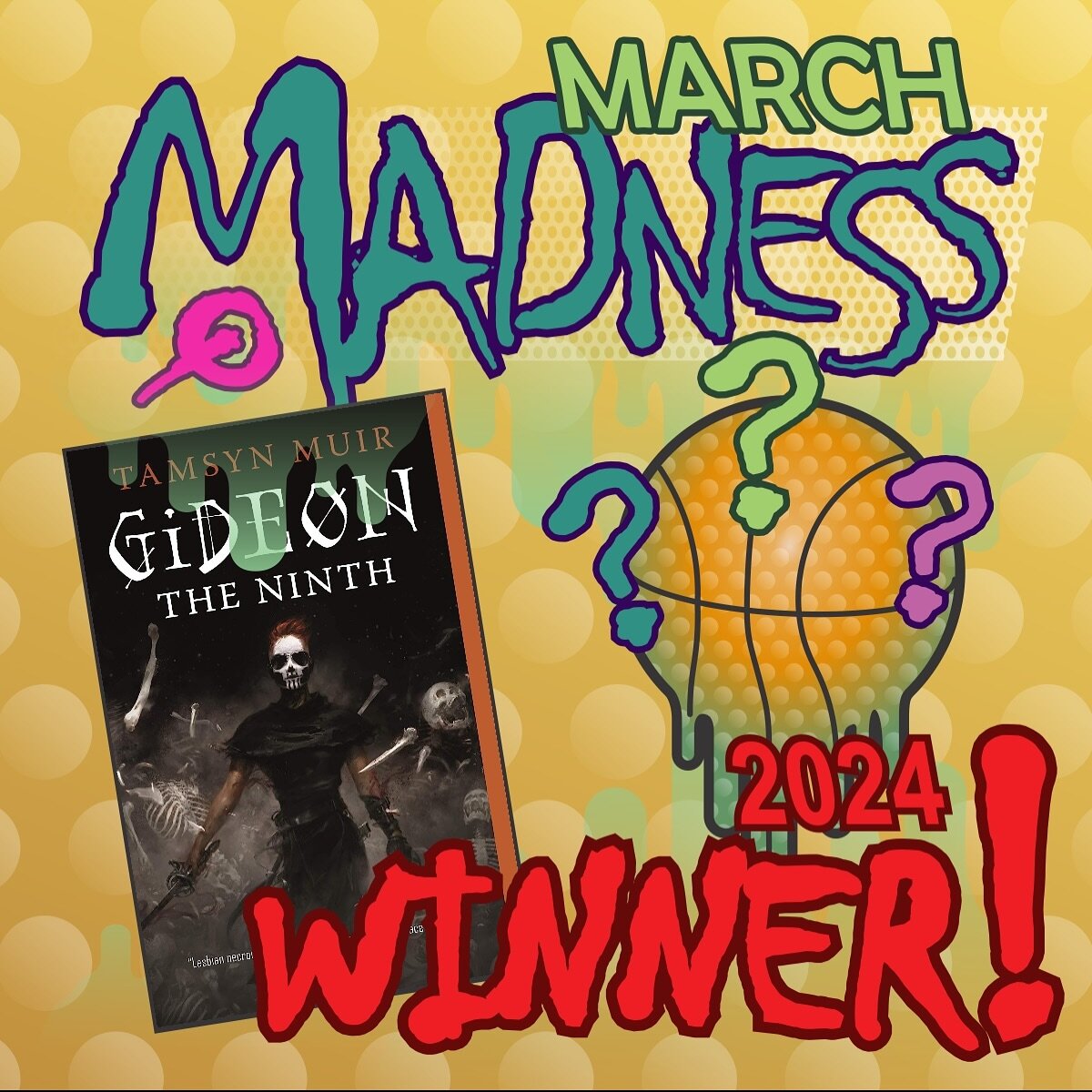It&rsquo;s a GIDEON THE NINTH sweep! We knew you had it in you, Gideon Nav. 💀 CONGRATS TO THE CHAMP.

All the nominations are from our bracket are available for free through QLL&rsquo;s @libby.app collection. Check &lsquo;em out and get reading: htt