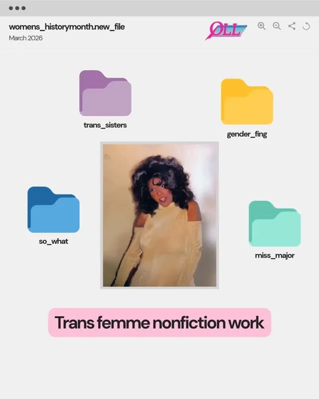 For International Women&rsquo;s Month x Trans Rights Readathon we are centering trans femme voices past and present. These titles are tender, messy, powerful, funny, furious, soft, loud, and everything in between&mdash; a perfect representation of th