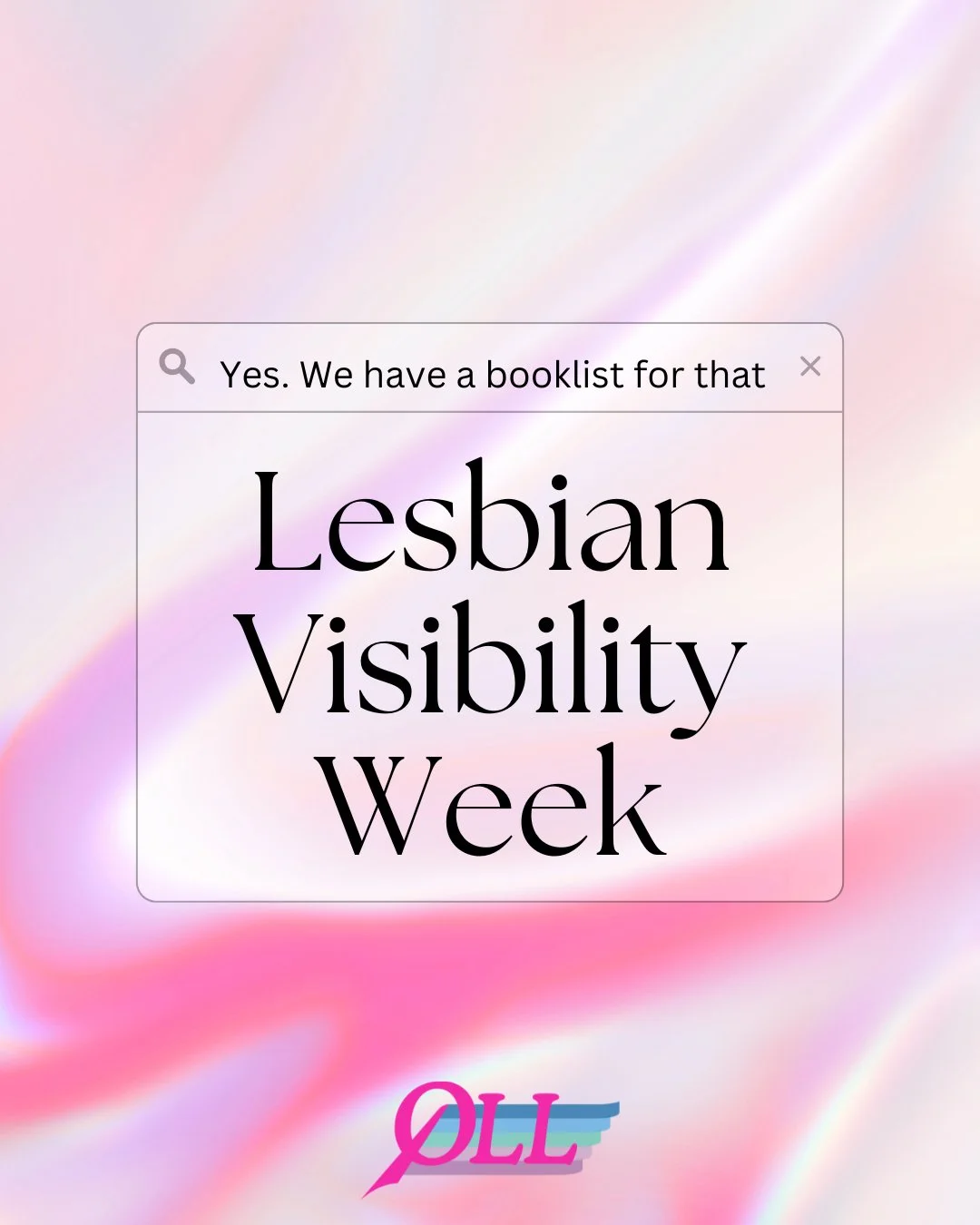 Visibility is power. Not only are we honoring lesbian voices, histories, and futures this week, we do it every week all year long! 🧡✨

Hop over to that 🔗 to access our Libby page! You can find the Lesbian Pride list in our Pride Guide, and it's up 