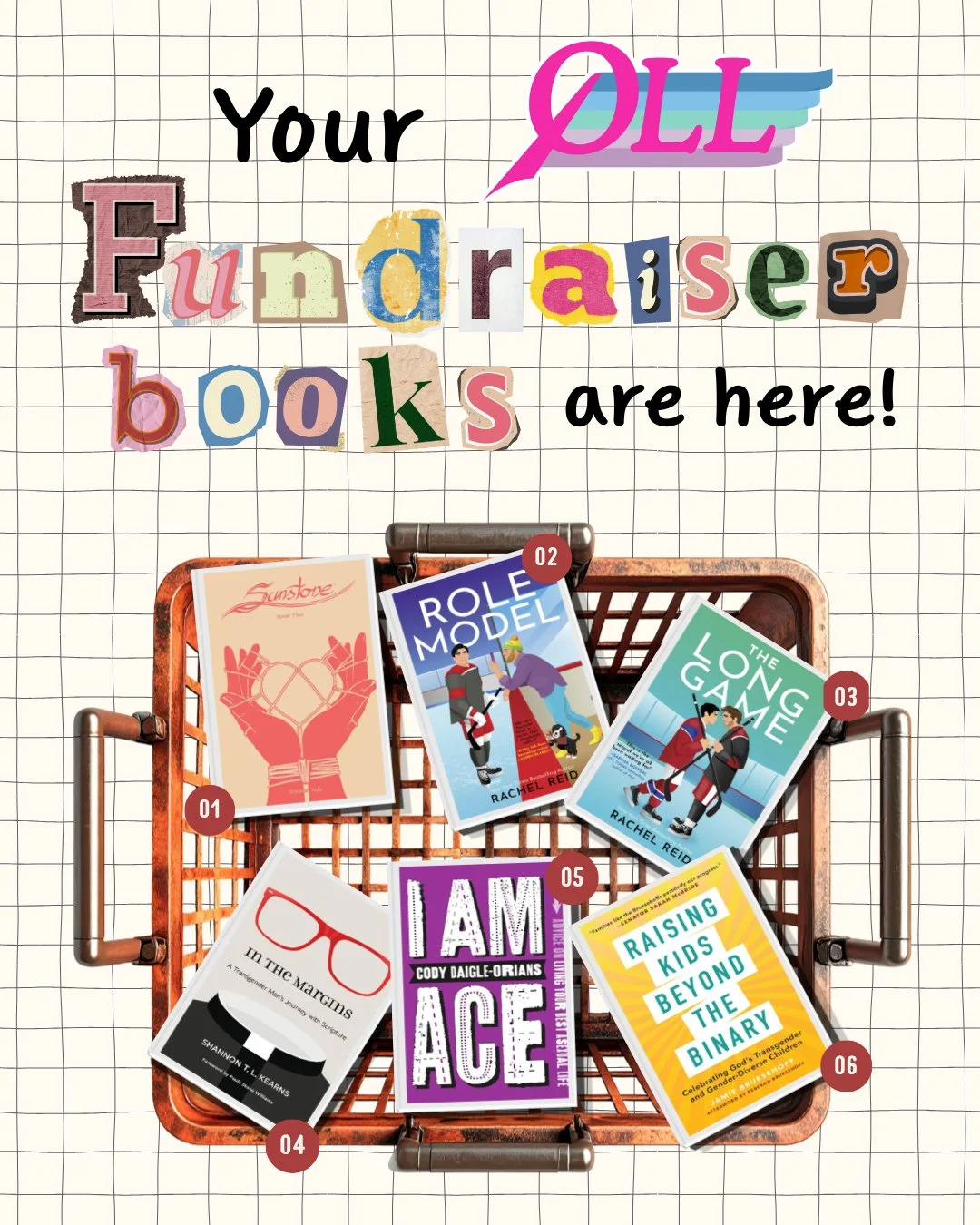 Remember when we said your fundraiser dollars could help you choose what gets added to the Queer Liberation Library? Well, you donated, you chose, and now THEY&rsquo;RE HERE!!!

26 teams raised enough money to pick at least one title, and the first p