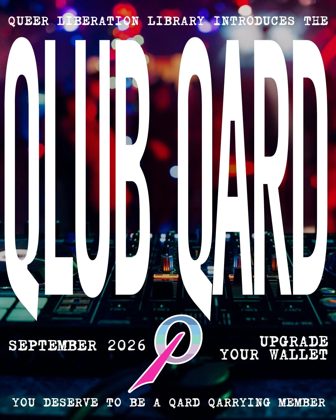 Do you like books?
Do you like queers?
Do you like supporting good causes? 

Well guess what? We made a "qlub" just for you!

Join at one of three levels:

💴 $5/month 〰️ monthly behind-the-scenes newsletter
💸 $10/month 〰️ newsletter + ear