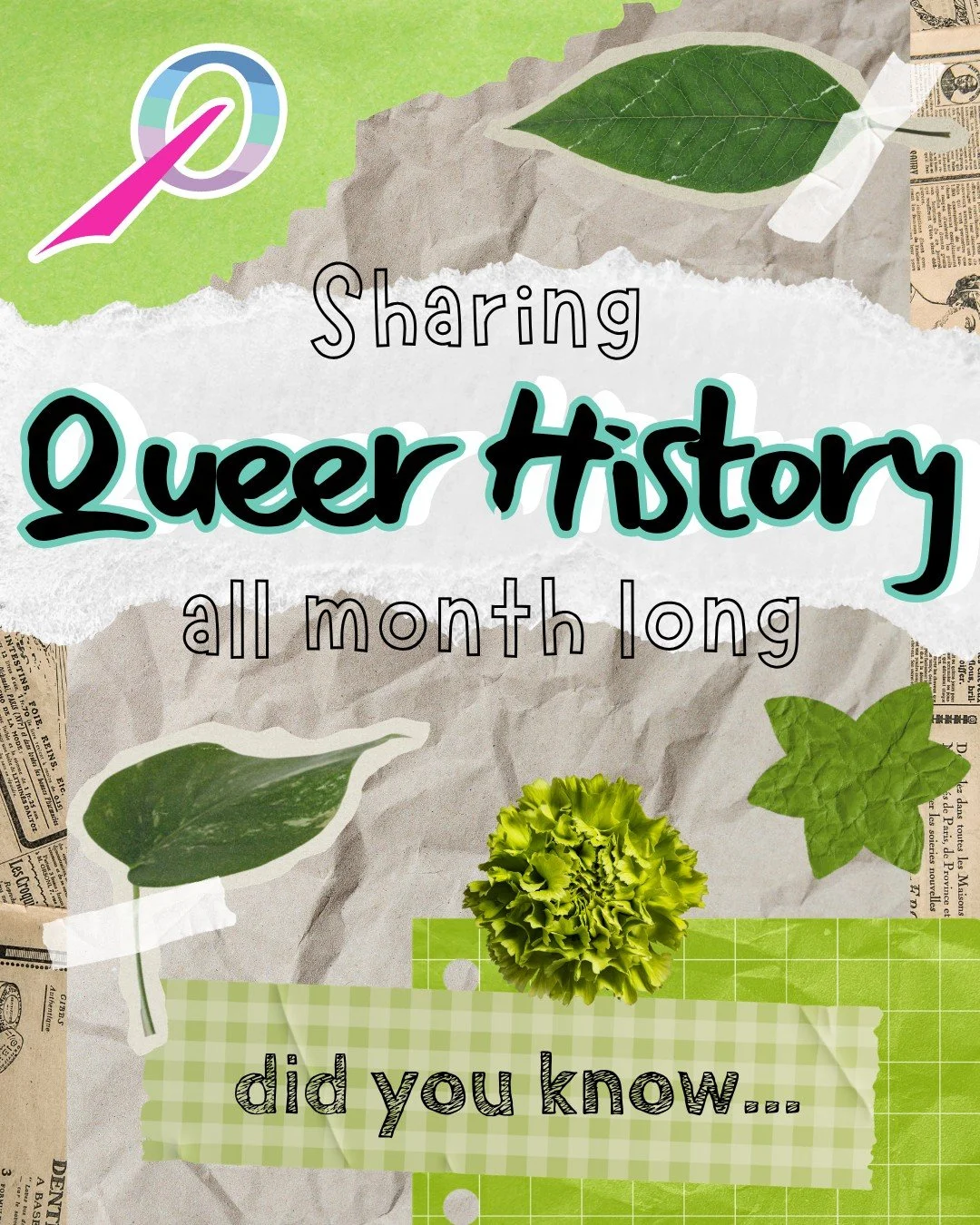 Plot twist: queer people were here the whole time.
Before Pride flags.
Before gay marriage.
Before the internet.
Before &ldquo;LGBTQ2IA+&rdquo; even existed.

Our communities have always found ways to love, create, resist and survive. 

Swipe through