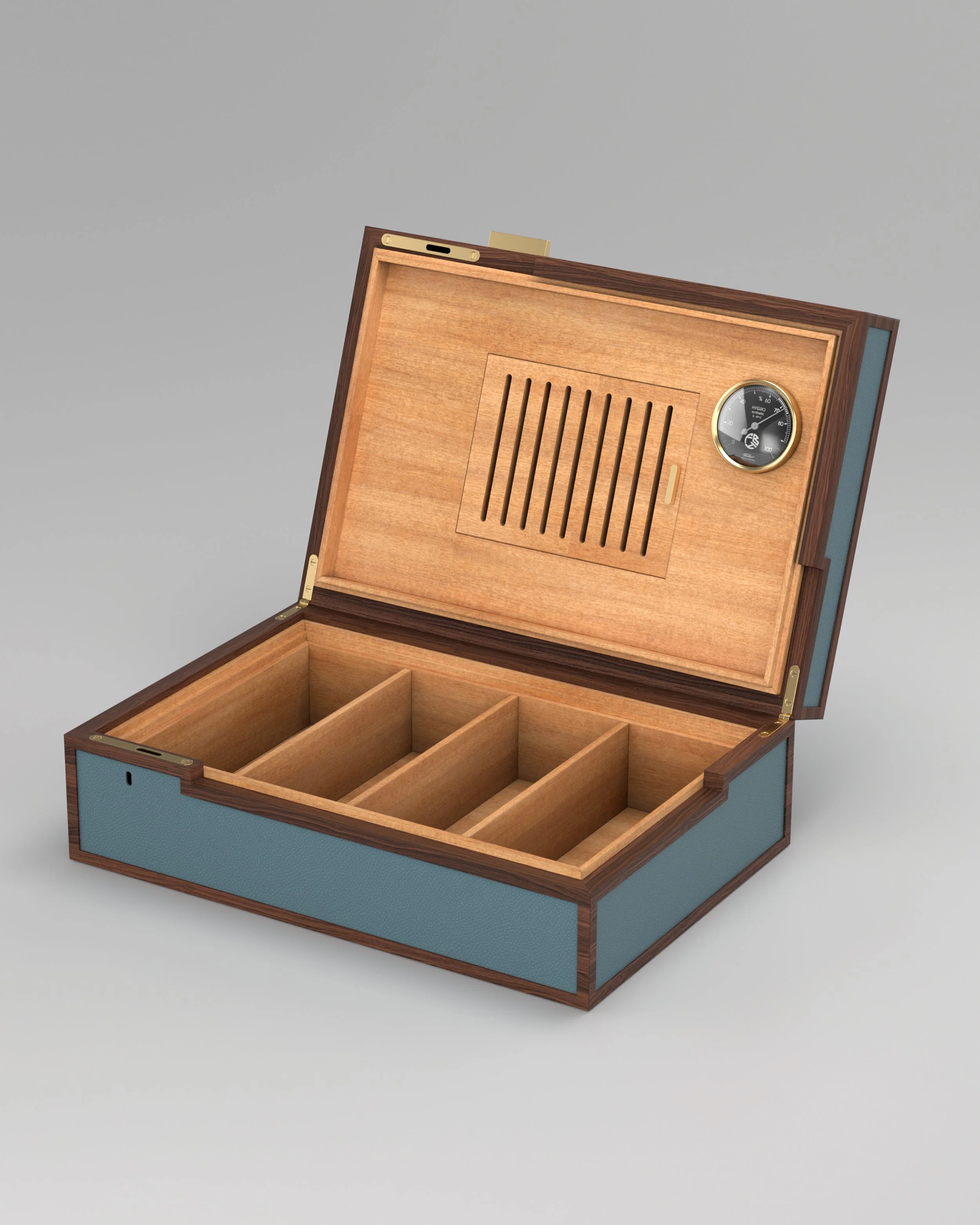 Rectangular-Leather-SlateBlue-HornmanAndCo-Humidor-OPEN.jpg