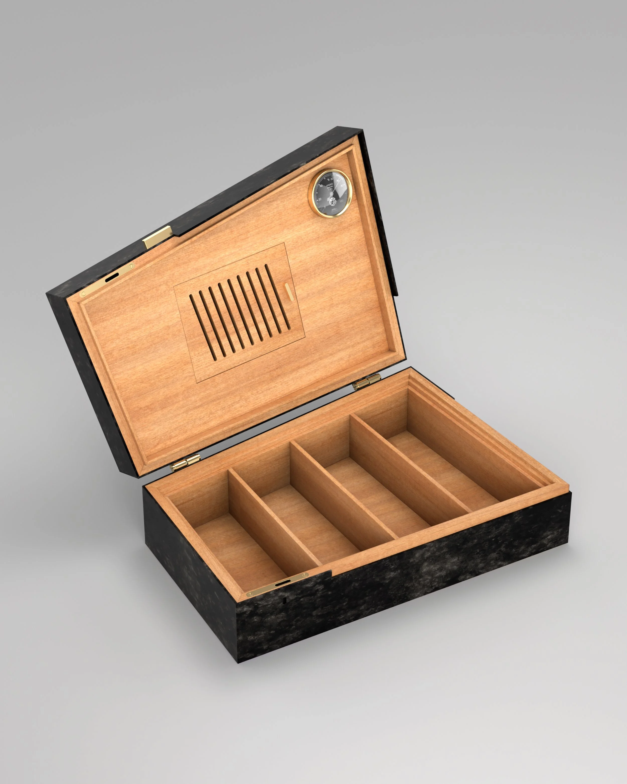 Asymetrical-Metal-Gray-smoke-HornmanAndCo-Humidor-OPEN.jpg