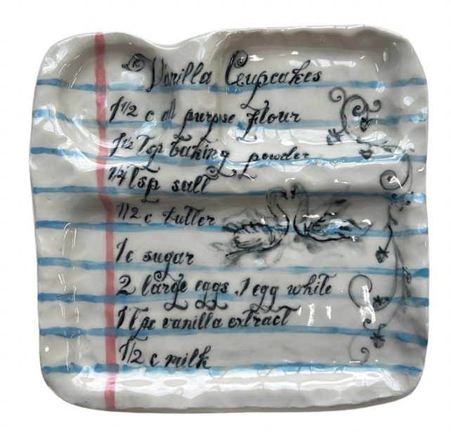 Grocery List Plate