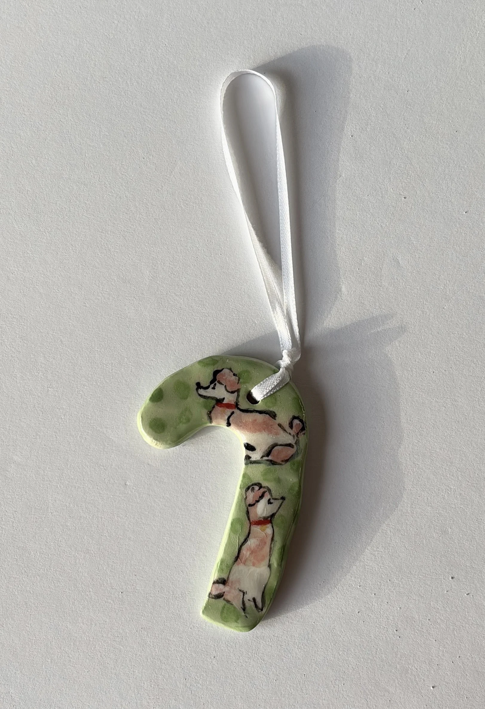 Poodle Candy Cane