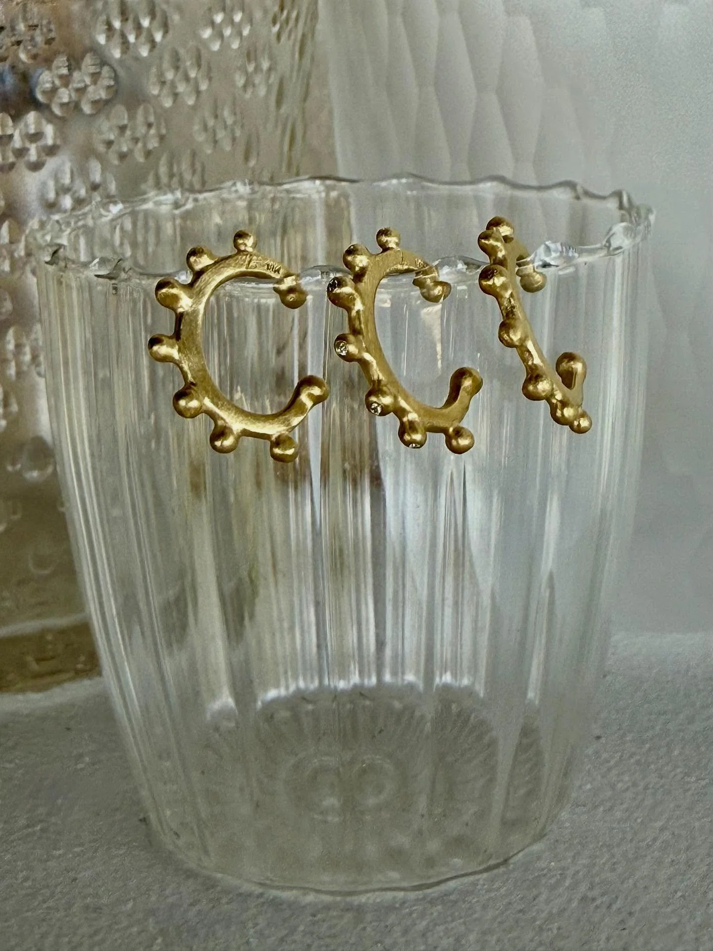 18k Alfia Ear Cuffs with and without diamonds @shibumi_gallery