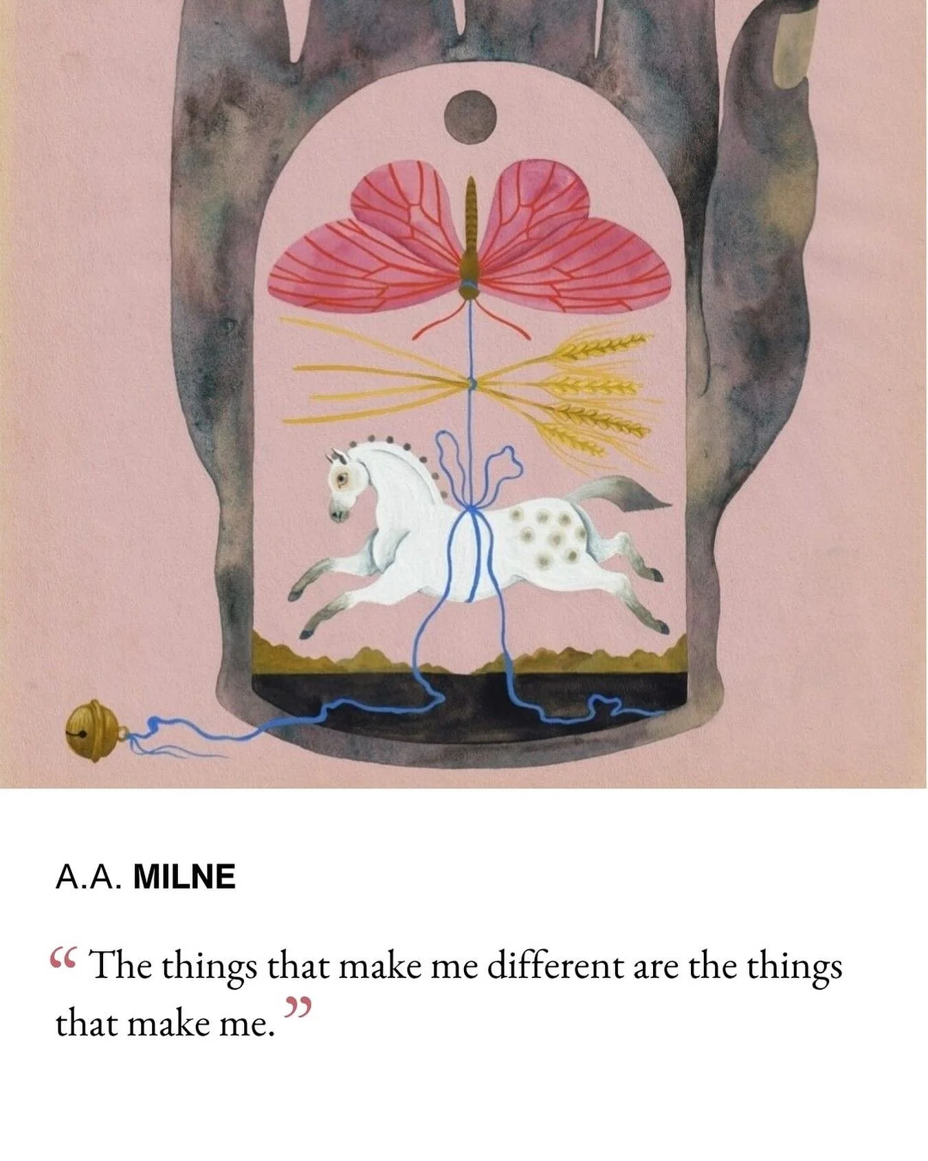 “The things that make me different are the things that make me.” —A.A. Milne
#authenticity #creativity #different #weird #quotes