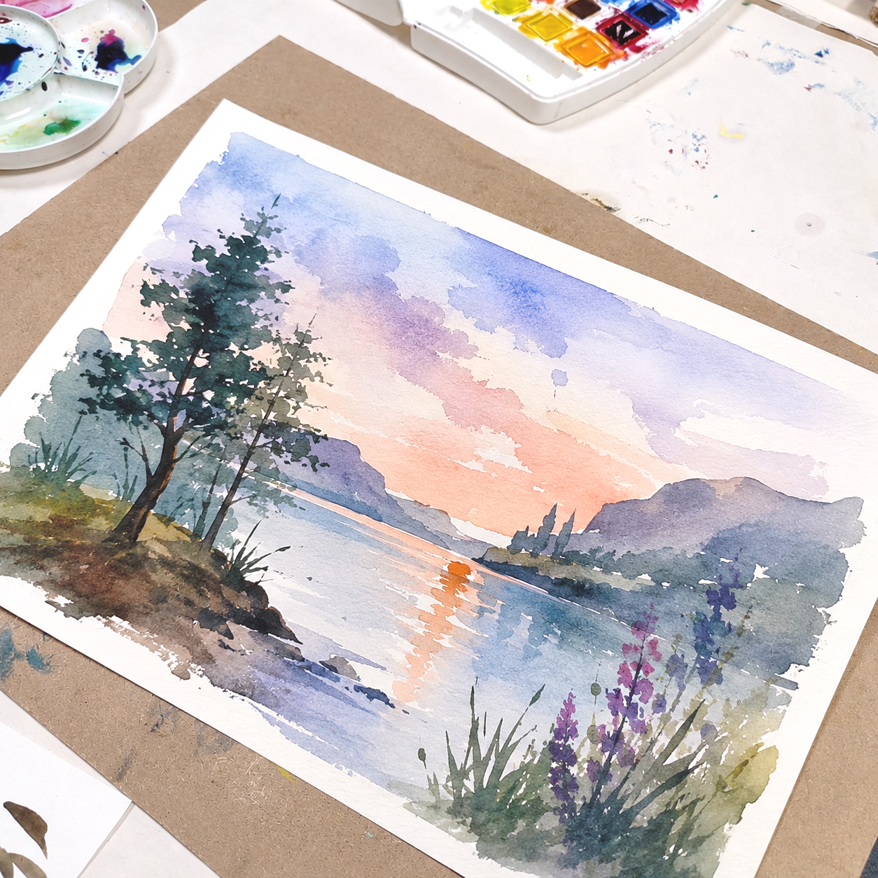 Watercolor Landscape Workshop - 21 May 18:30