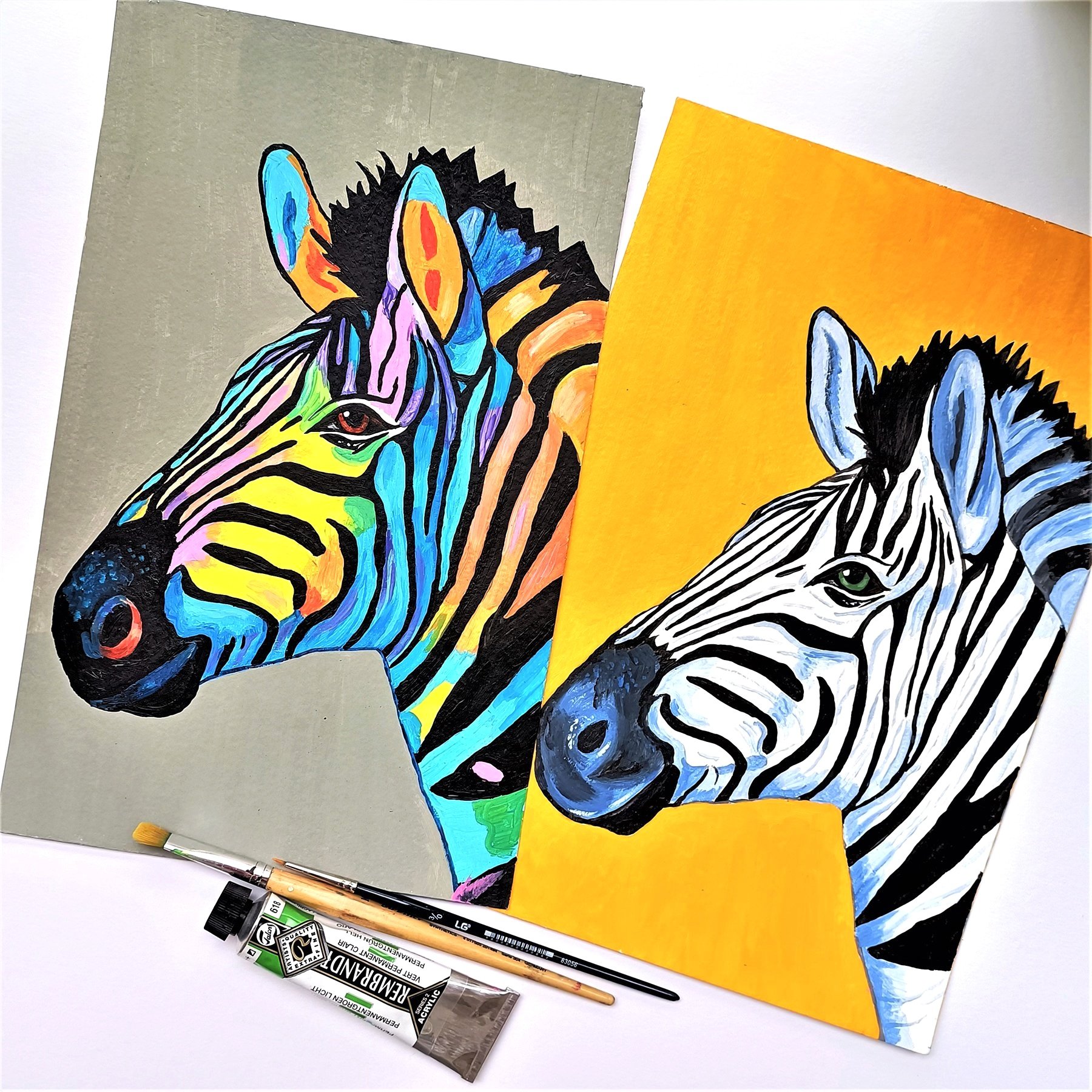 Acrylics Painting workshop in Lisbon, Meet Art Studio