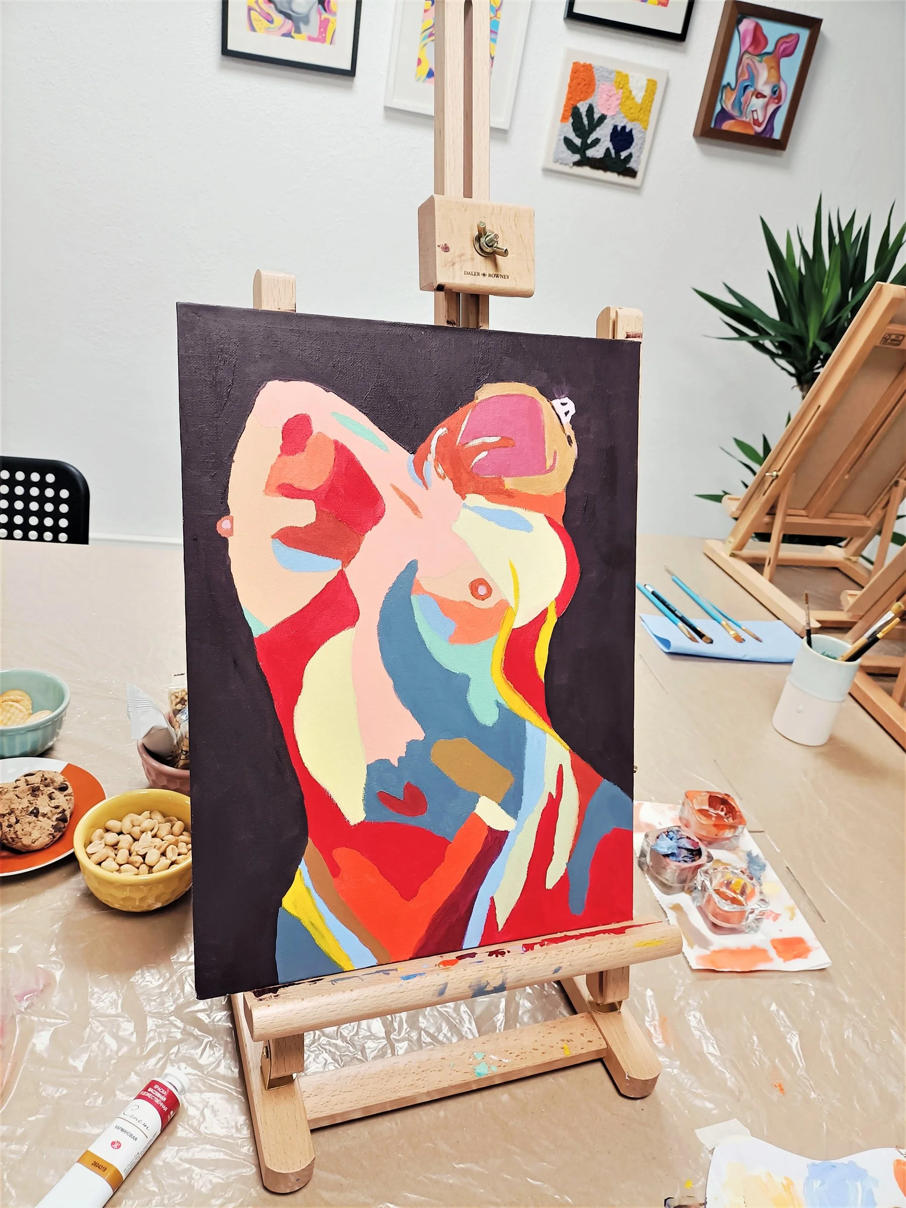 ABSTRACT EXPRESSIVE NUDE WORKSHOP Lisbon art studio in Lisbon - meet art studio (Copy)