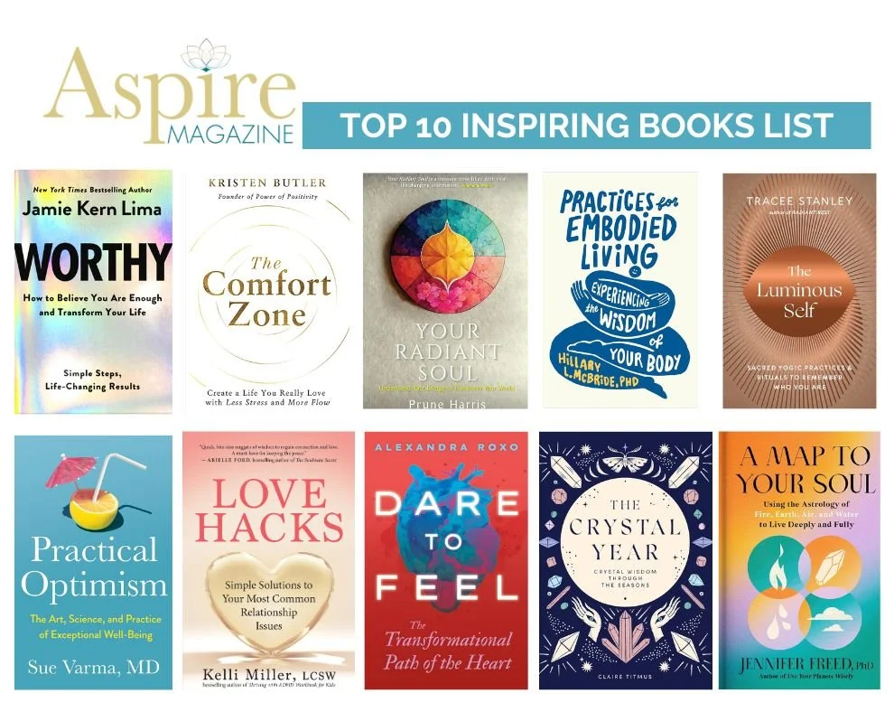 Aspire Magazine: “The top 10 inspirational Books”in February