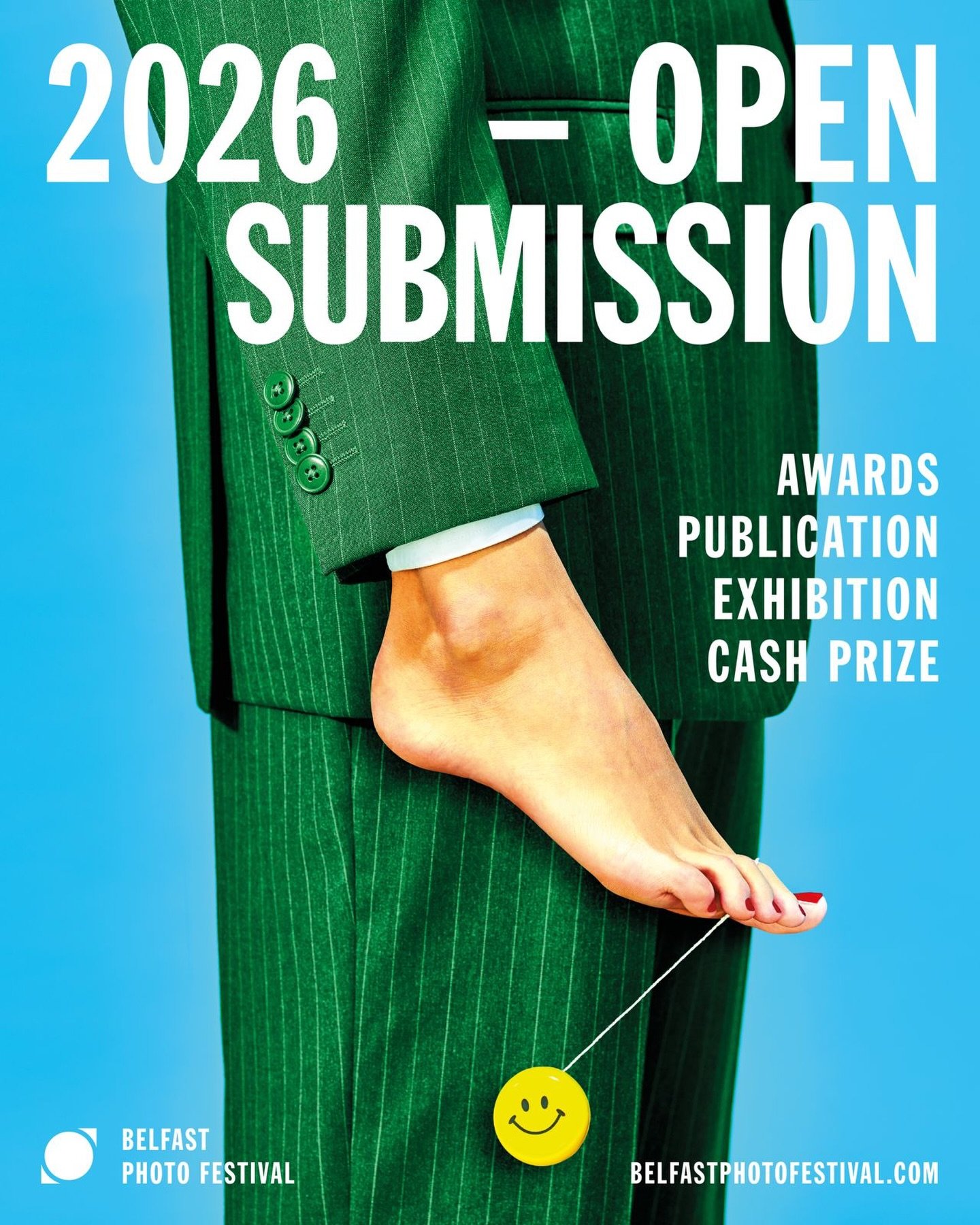 EARLY BIRD SUBMISSION (25% OFF) - ENDING SOON 
Discount ends: 31st December 2025

AWARDS / PUBLICATION / EXHIBITION / CASH PRIZE
SUBMIT: https://www.belfastphotofestival.com/

Benefit from:
- Submission review by Photo Industry Professionals
- Opport