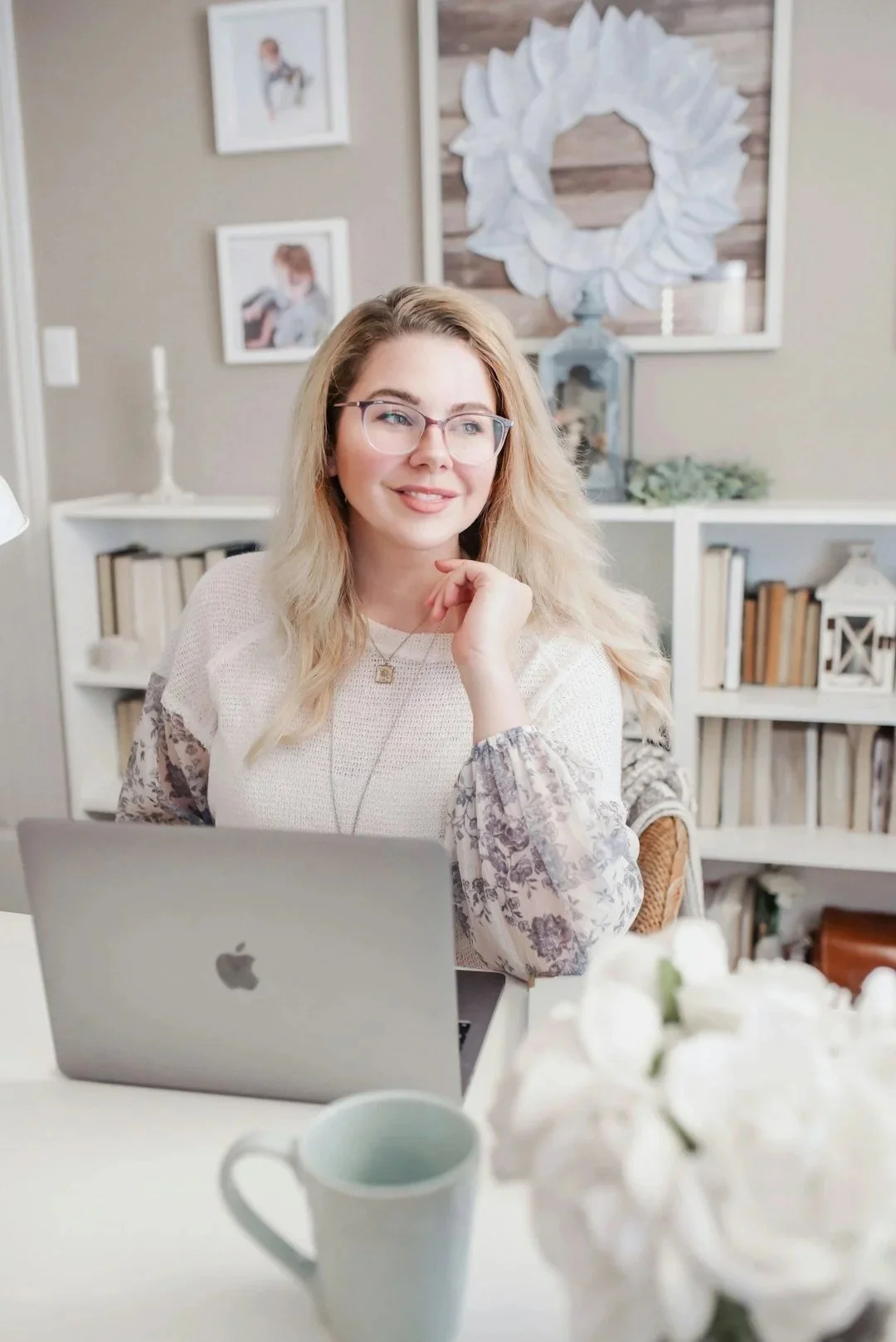 Woman engaged in online therapy in Scottsdale, AZ