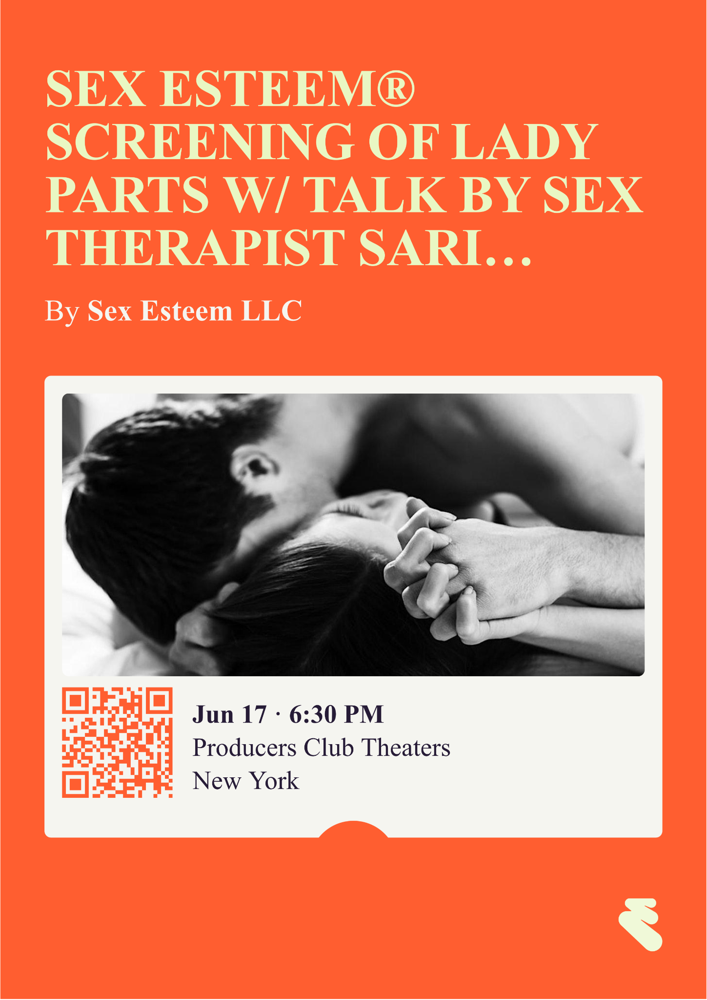 Sex Esteem® Screening of Lady Parts w/ Talk by Sex Therapist Sari Cooper