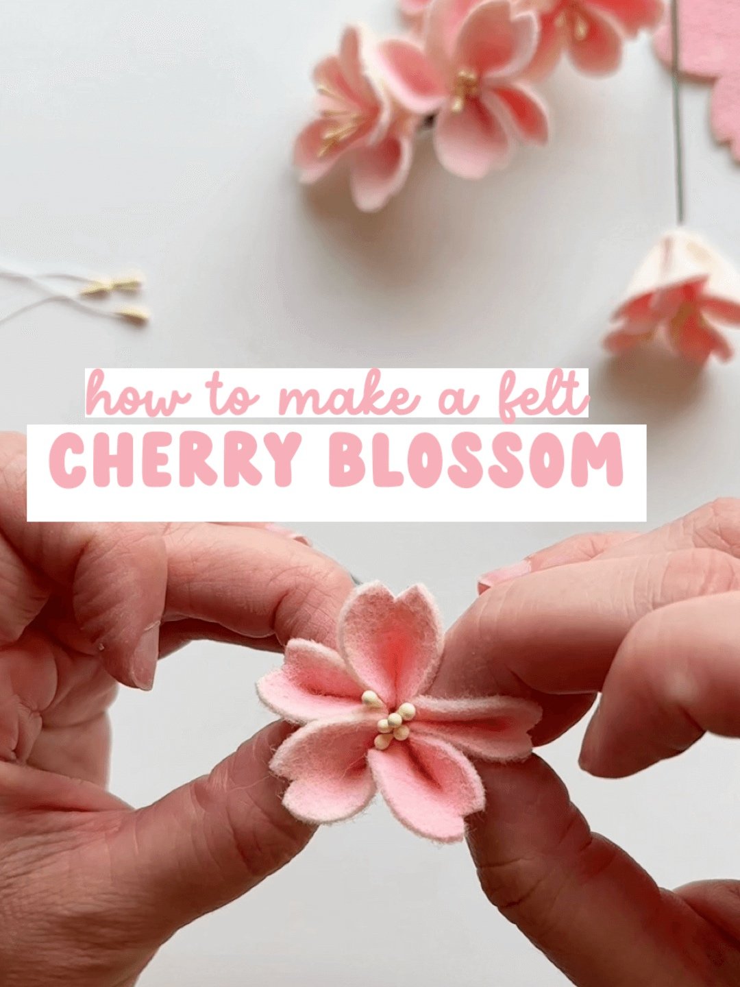 LEARN: How to Make a Felt Flower Step-by-Step