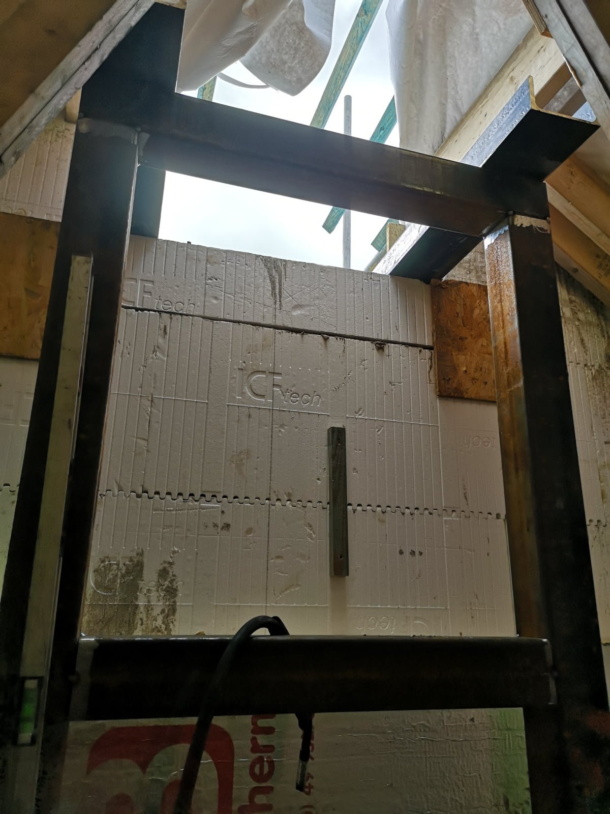 faux chimney stack bracket