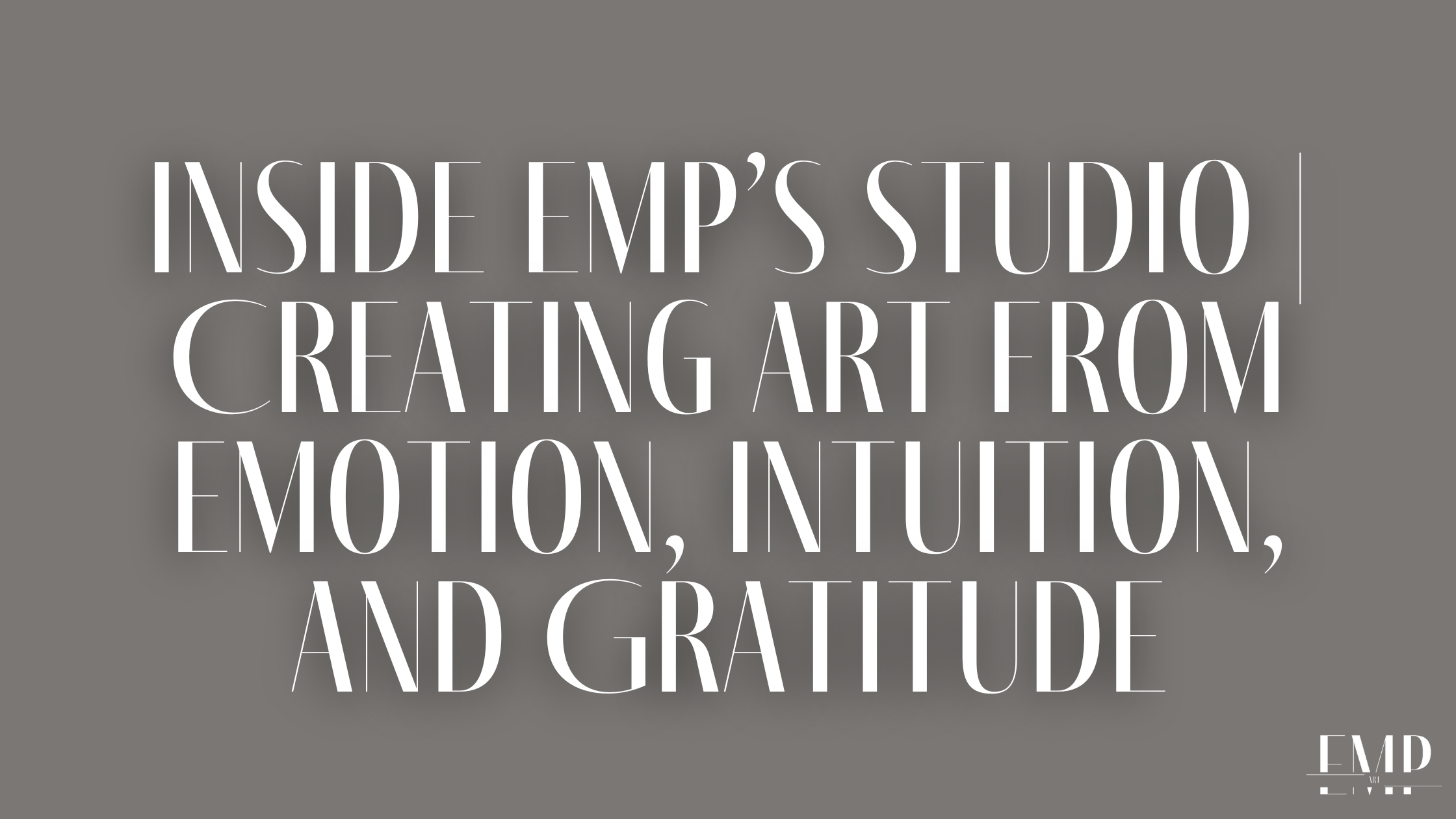 Inside the Studio: A Glimpse Into EMP’s Creative Process